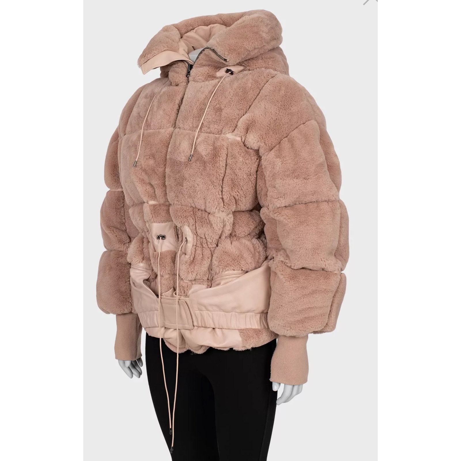 Tom Ford Tom Ford Pink Faux Fur Oversized Puffer Coat Sz. M Size M / US 6-8 / IT 42-44 - 2 Thumbnail