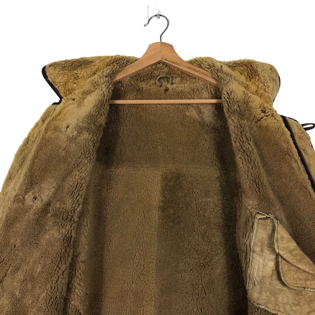 Japanese Brand 🔥Vintage Shearling Leather Jacket Mink Fur Lining Van Jac Size US M / EU 48-50 / 2 - 11 Thumbnail