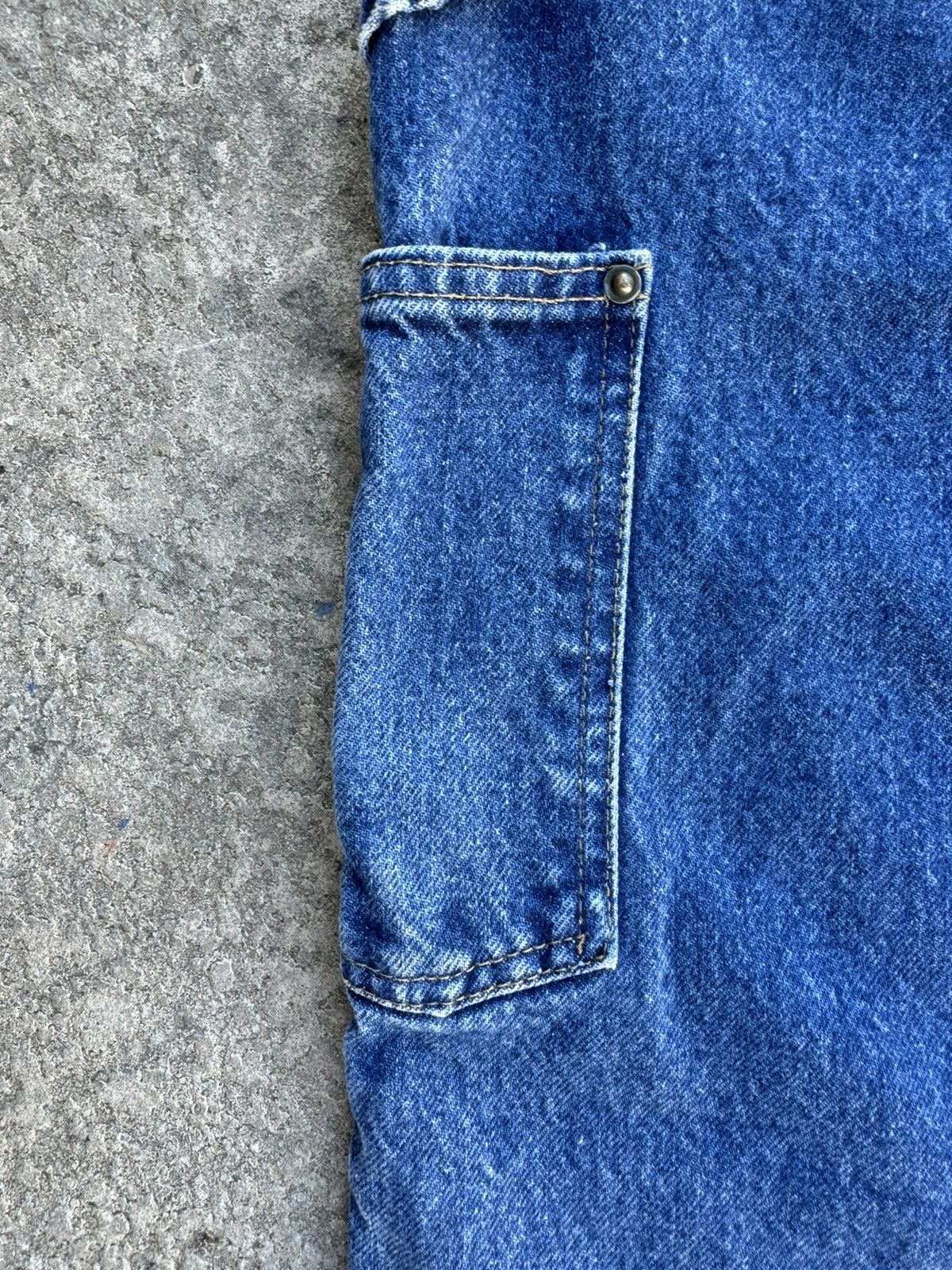 Carhartt × Vintage Carhartt B73 Double Knee Carpenter Pant Big Logo Size US 33 - 4 Thumbnail