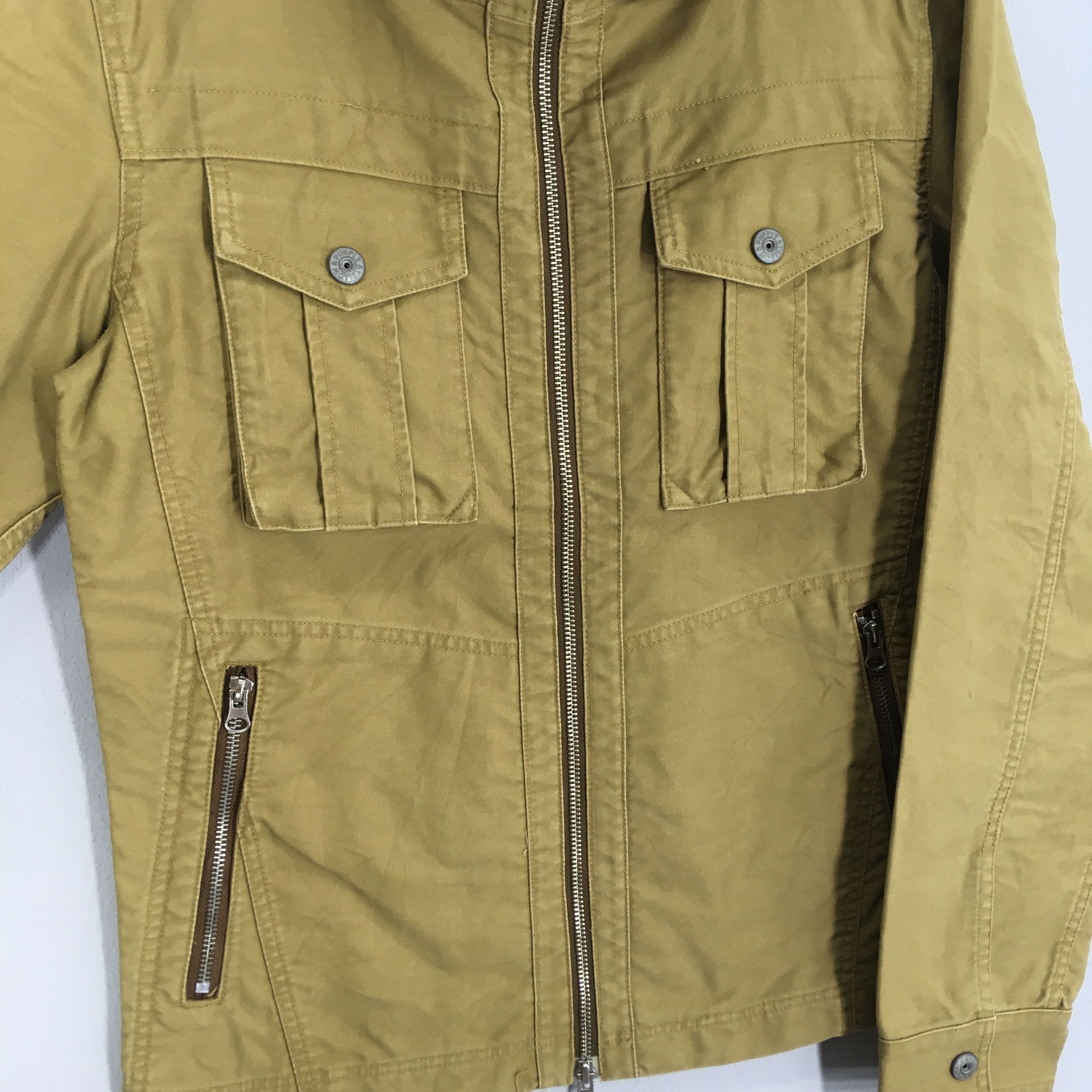 Japanese Brand Vintage 90's BDU American Denim Jeans Field Jacket Size US M / EU 48-50 / 2 - 4 Thumbnail