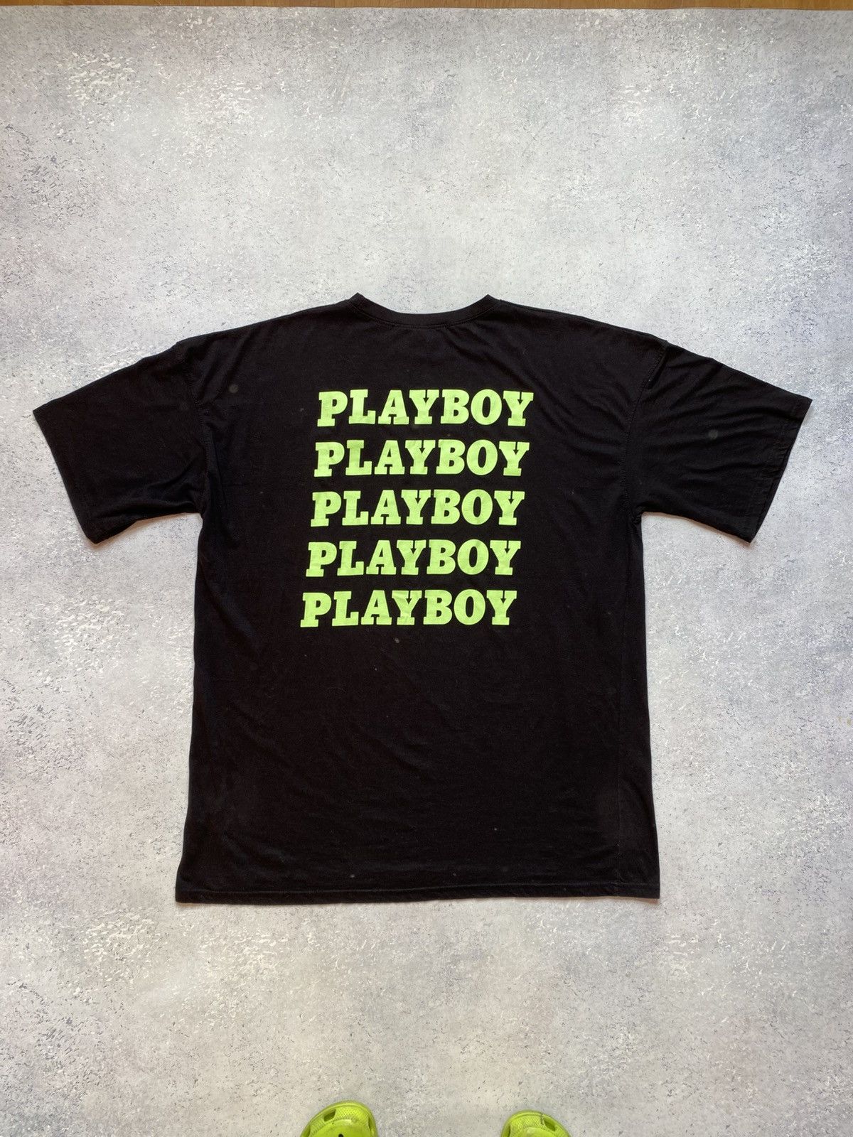Playboy Misguided x Playboy Black/Green Embroider Graphic Back Size US XXL / EU 58 / 5 - 1 Thumbnail