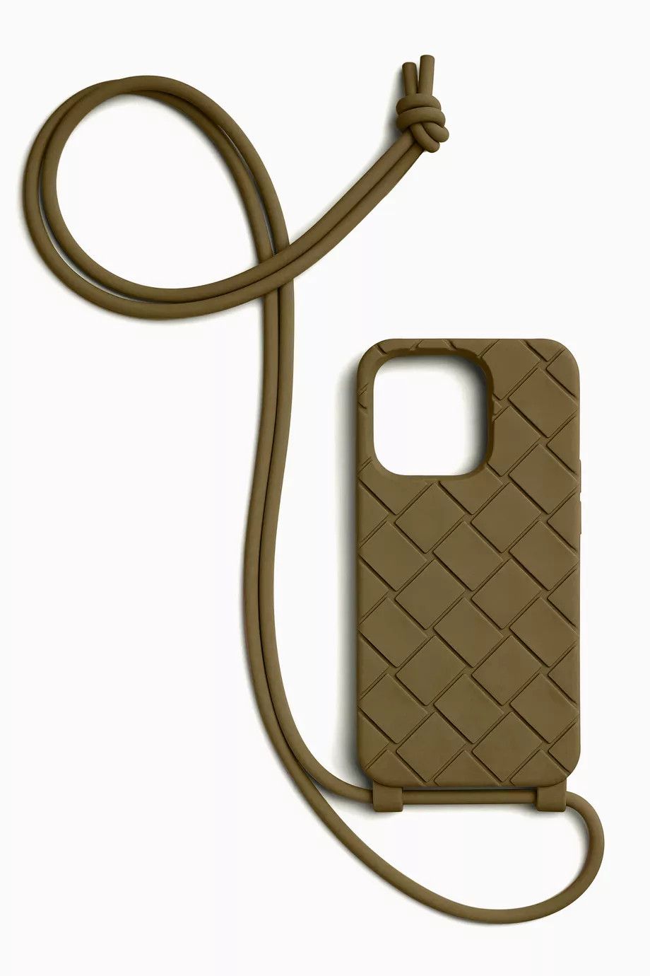 o1w1db10925 Size: OS / Iphone 14 Pro Case On Strap in Brown