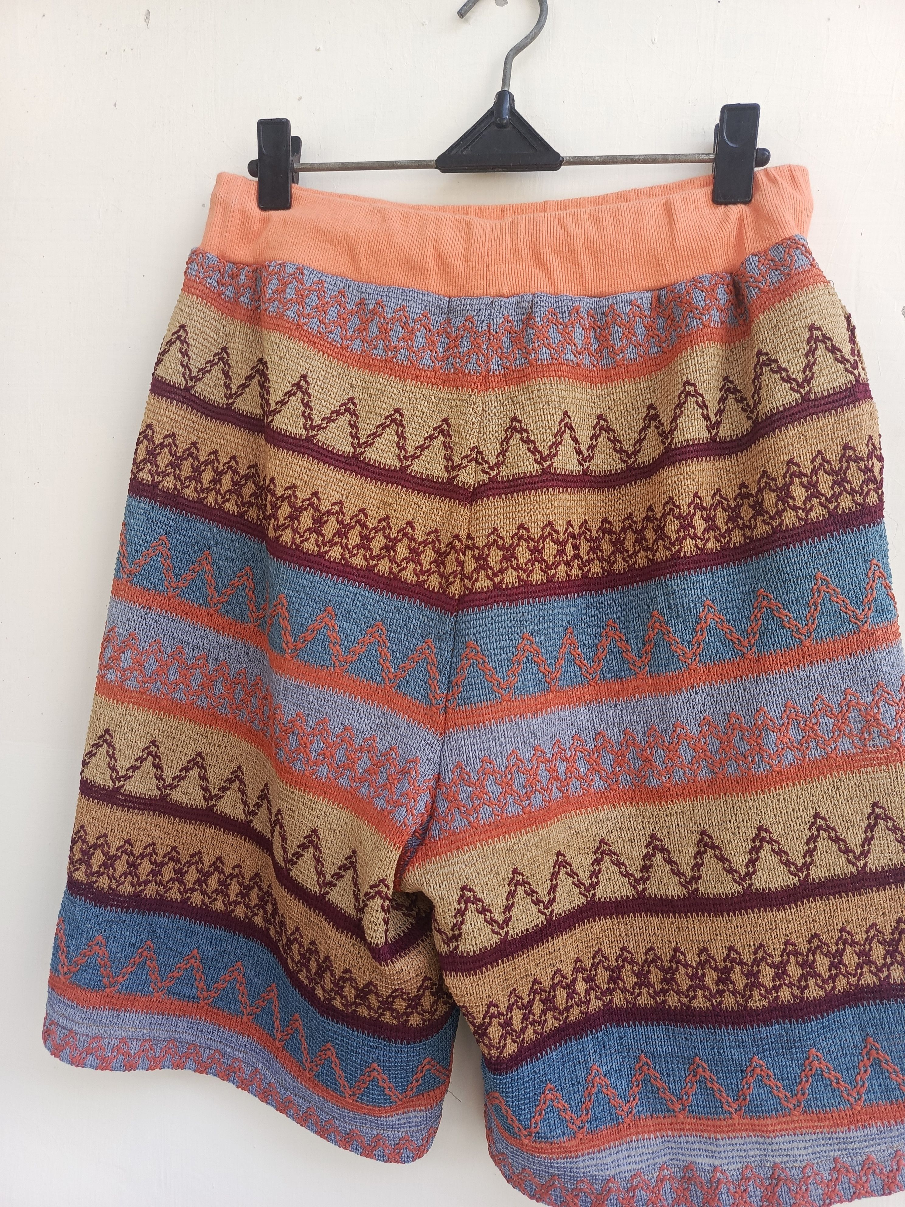 Japanese Brand Rainbow stitck short pants Size US 32 / EU 48 - 5 Thumbnail