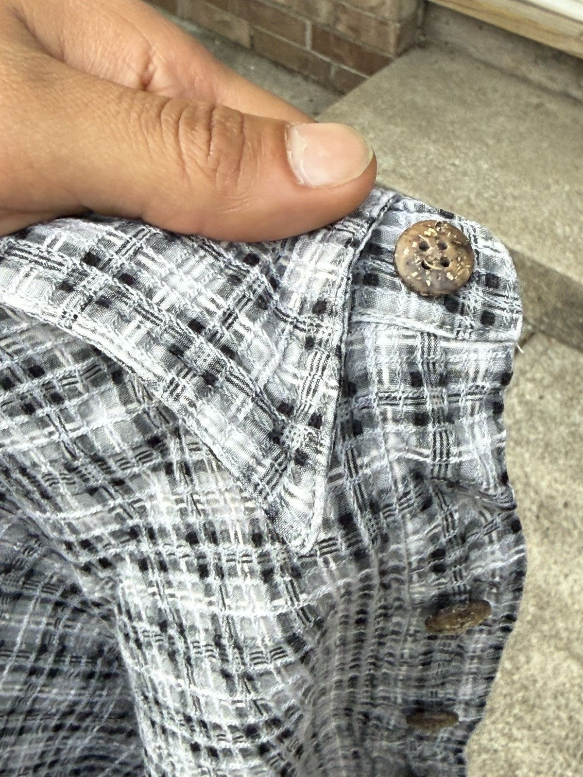 Vintage Vtg Bungalow Bouquet Tweed / Check Flannel Overshirt Size US L / EU 52-54 / 3 - 6 Thumbnail