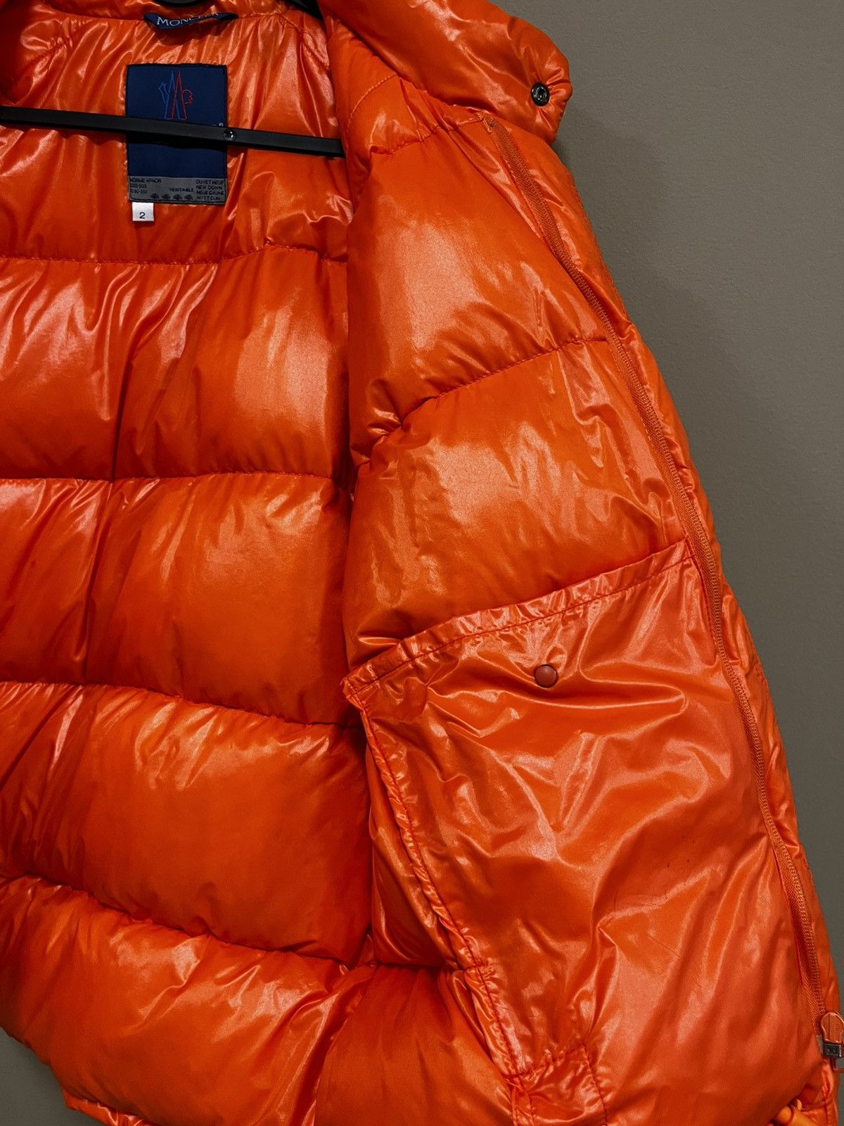 Moncler Moncler Orange Puffer Down Jacket Grenoble Rare Vintage Size US M / EU 48-50 / 2 - 15 Thumbnail