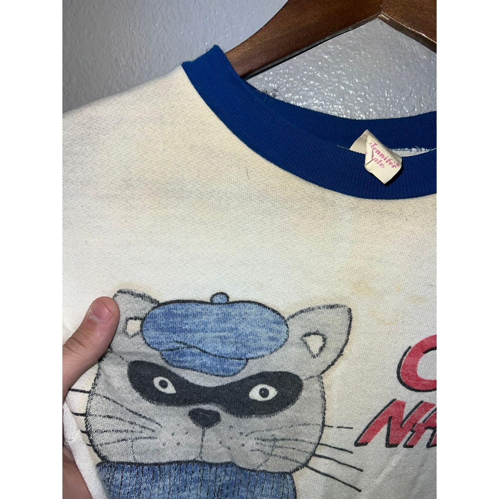 Vintage Vintage Cat Sleeper Shirt Napping Nap Graphic Top Tee 80s 13 Size XL / US 12-14 / IT 48-50 - 7 Thumbnail