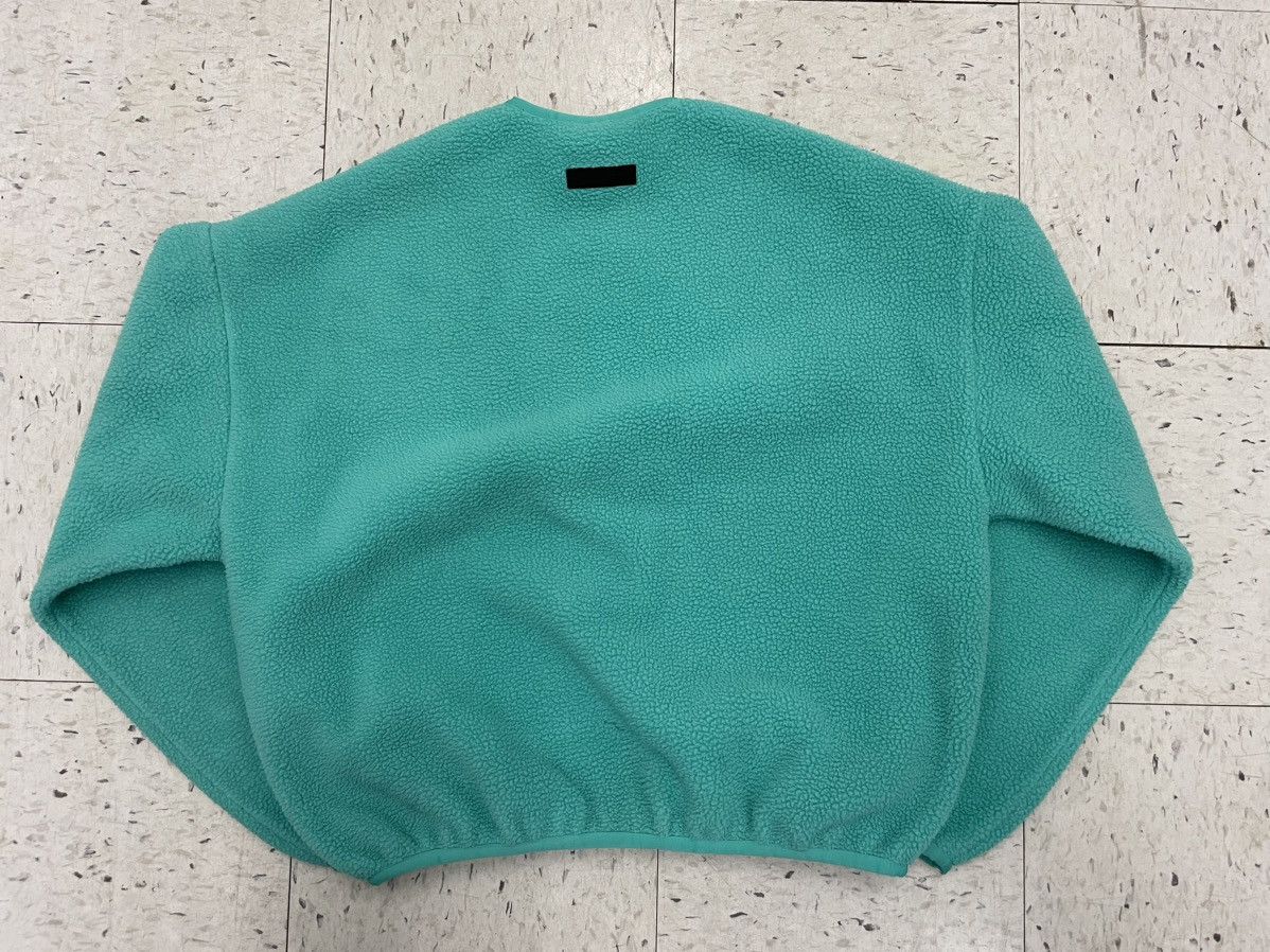 Essentials × Fear of God Polar Fleece Crewneck Sweatshirt Oversized Seafoam Size US S / EU 44-46 / 1 - 7 Thumbnail