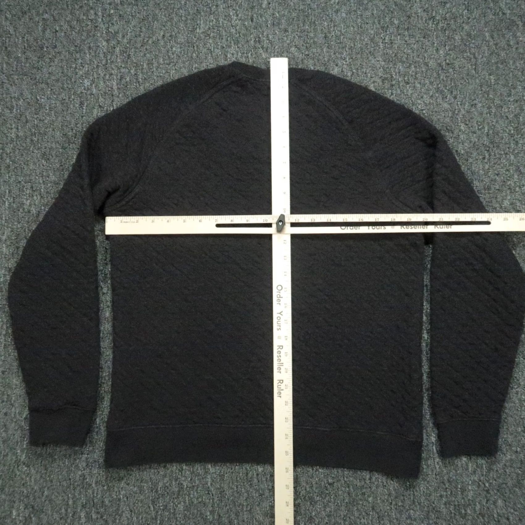 Vintage VINTAGE LL Bean Pullover Mens M Charcoal Gray Quilted Sweatshirt Pullover Crew Size US M / EU 48-50 / 2 - 6 Thumbnail