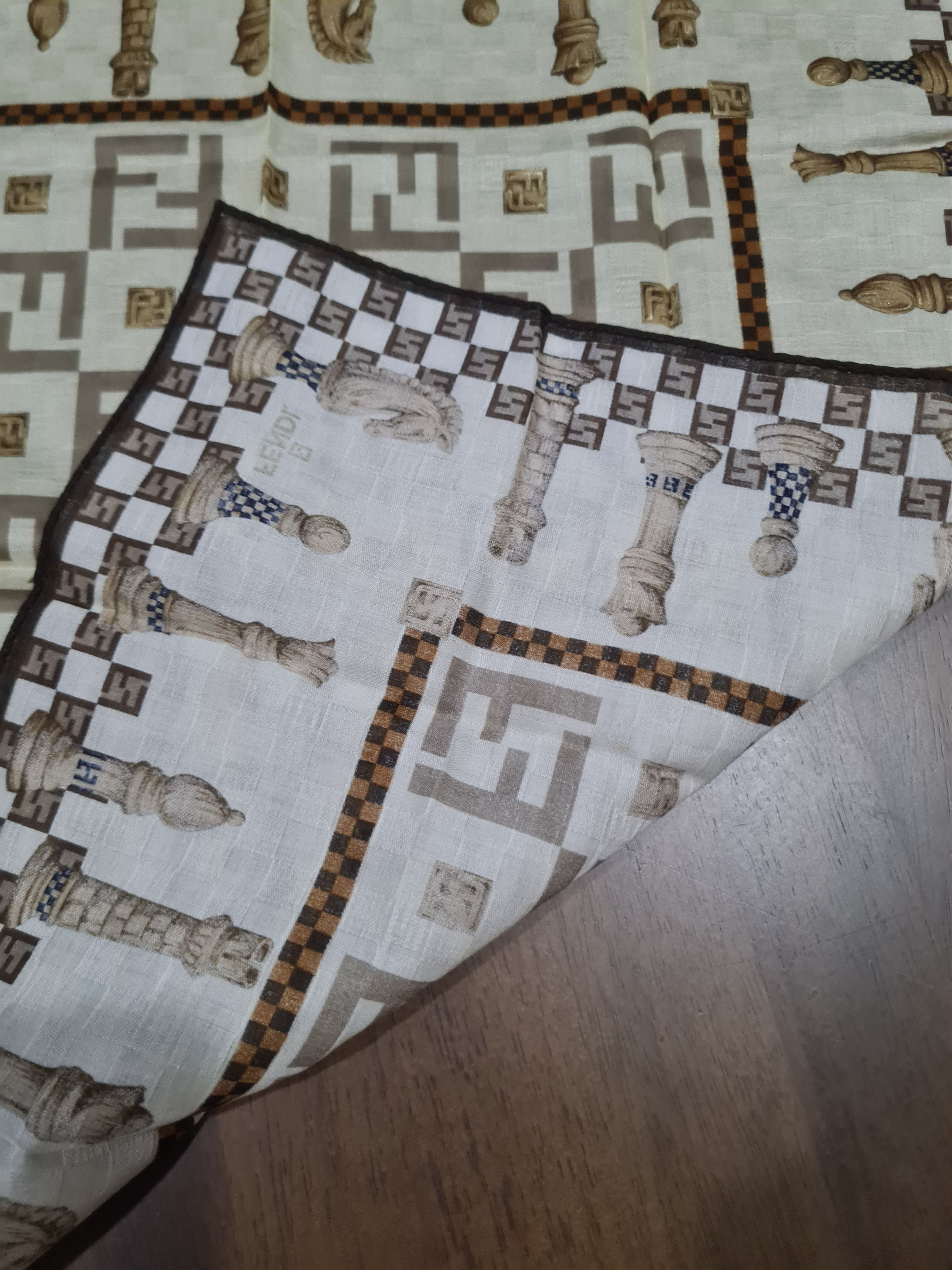 Designer × Fendi Fendi hankerchief Size ONE SIZE - 3 Thumbnail
