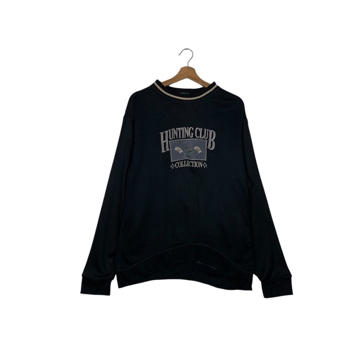 Vintage 90’s HUNTING CLUB Collection Big Logo Sweatshirt #2659-C119 Size US M / EU 48-50 / 2 - 1 Thumbnail