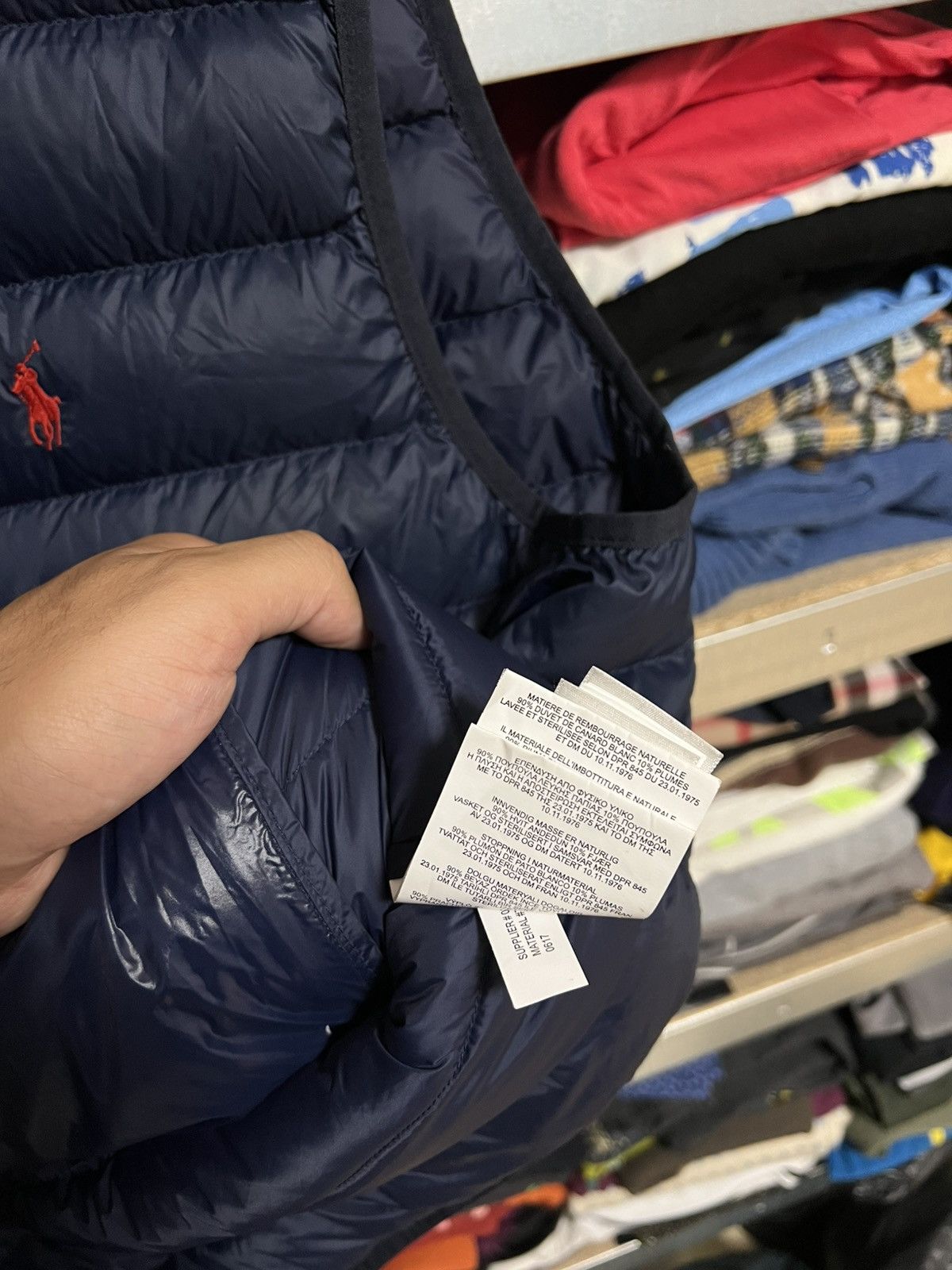 Polo Ralph Lauren Polo Ralph Lauren Down Puffer Vest Sleeveless Full Zip Sz XL Size US XL / EU 56 / 4 - 5 Thumbnail
