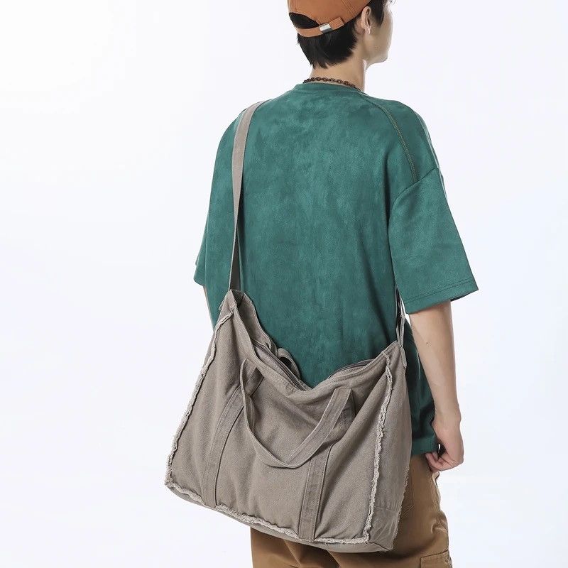 Japanese Brand Canvas Shoulder Bag Size ONE SIZE - 4 Thumbnail