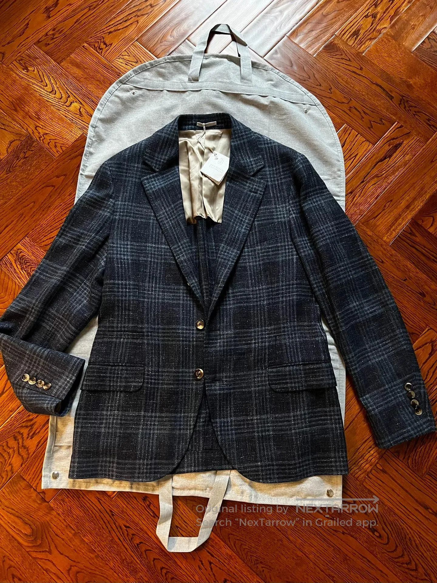 Brunello Cucinelli Brunello Cucinelli Elegant Classic Blazer Jacket. Size US L / EU 52-54 / 3 - 1 Thumbnail