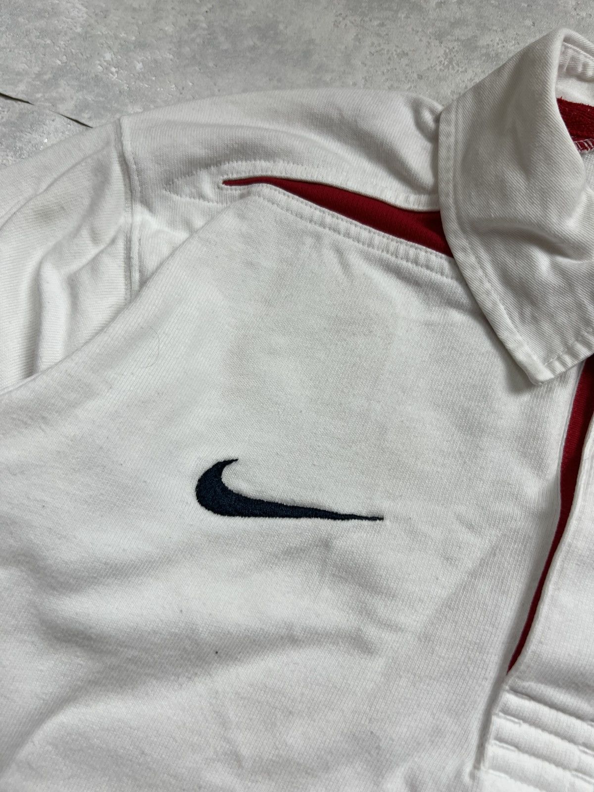 Nike 90s Nike England Vintage Y2K Rugby Longsleeve Retro Polo Size US L / EU 52-54 / 3 - 6 Thumbnail