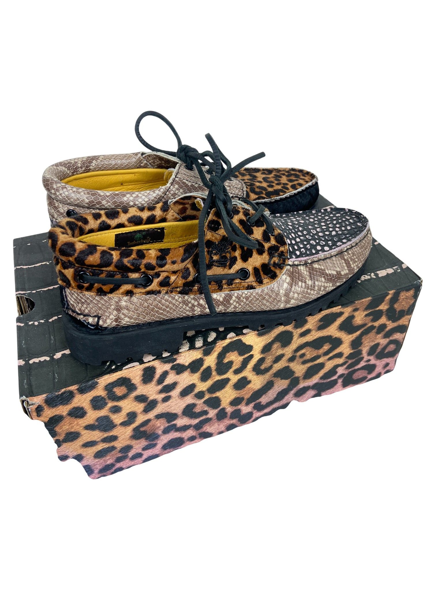 Timberland Chinatown Market x Timberland 3-Eye Handsewn Animal Print Size US 7.5 / EU 40-41 - 4 Thumbnail
