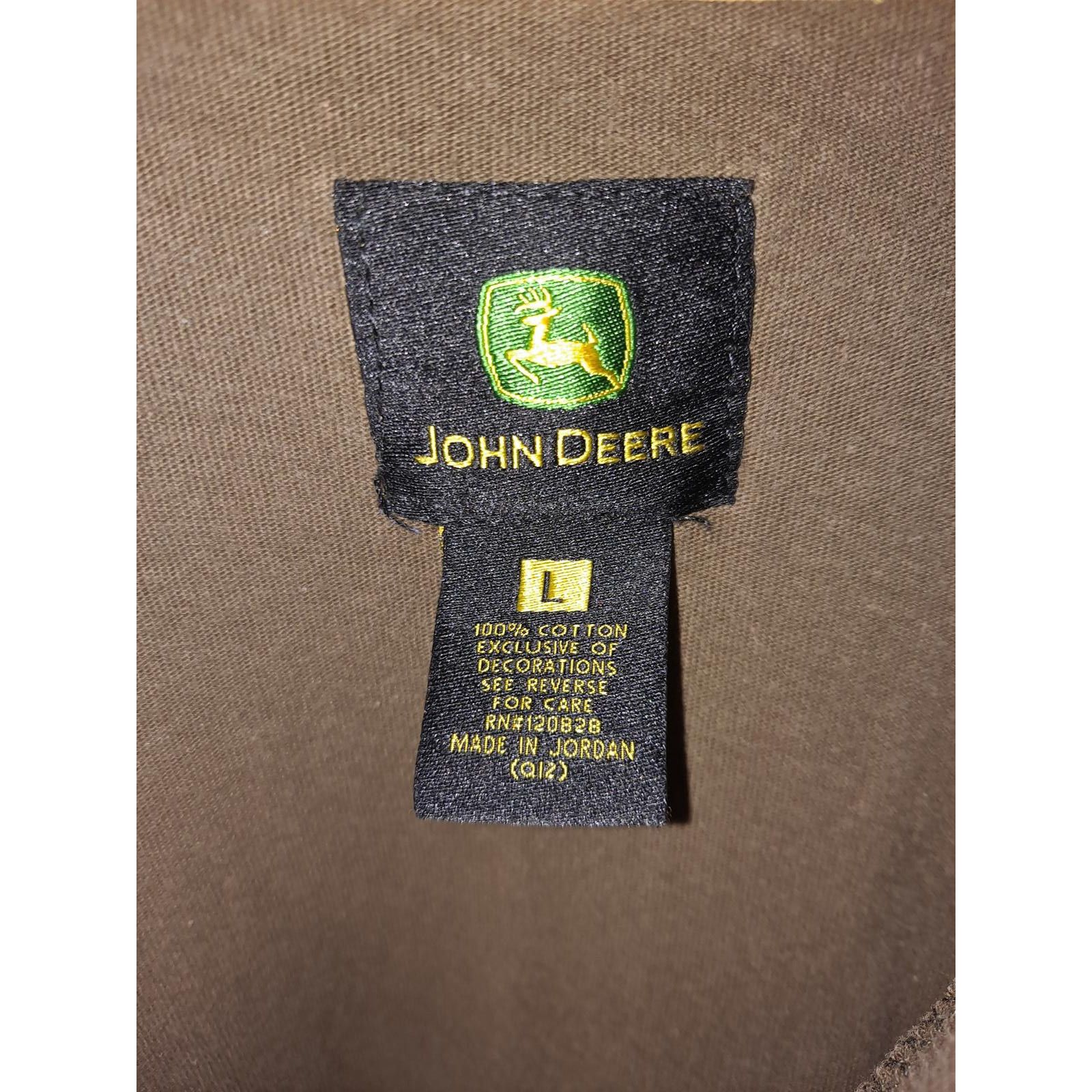 John Deere Brown John Deere Henley Size Large Size US L / EU 52-54 / 3 - 4 Thumbnail