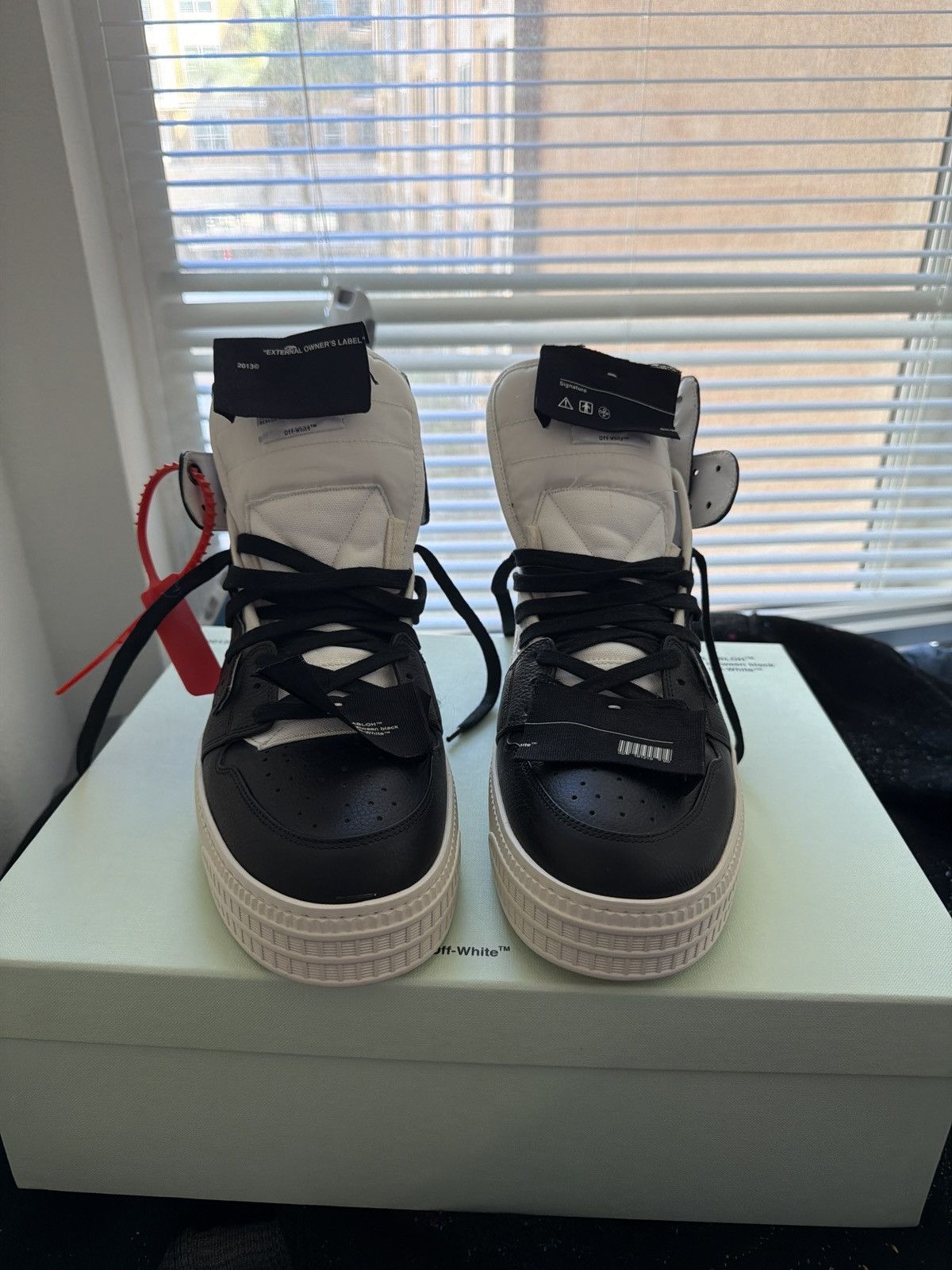 Off-White Off Court Black Size US 11.5 / EU 44-45 - 4 Thumbnail