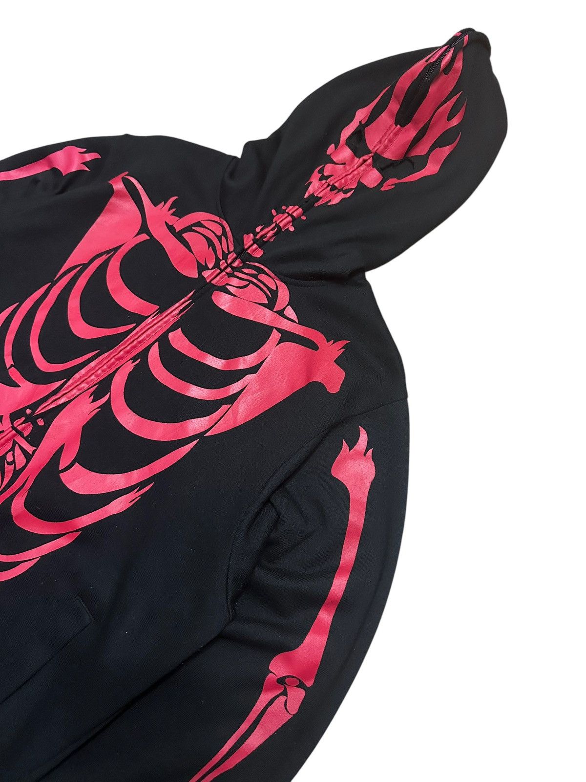 Japanese Brand RARE ‼️ Vintage Calhoun 🇯🇵 Skeleton Full Zip Hoodie Size US M / EU 48-50 / 2 - 3 Thumbnail