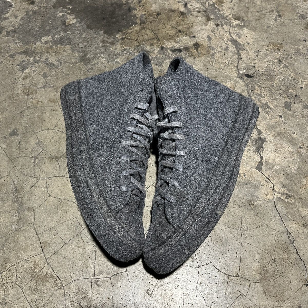 Converse × JW Anderson Converse JW Anderson Felt Grey Size US 8.5 / EU 41-42 - 3 Thumbnail