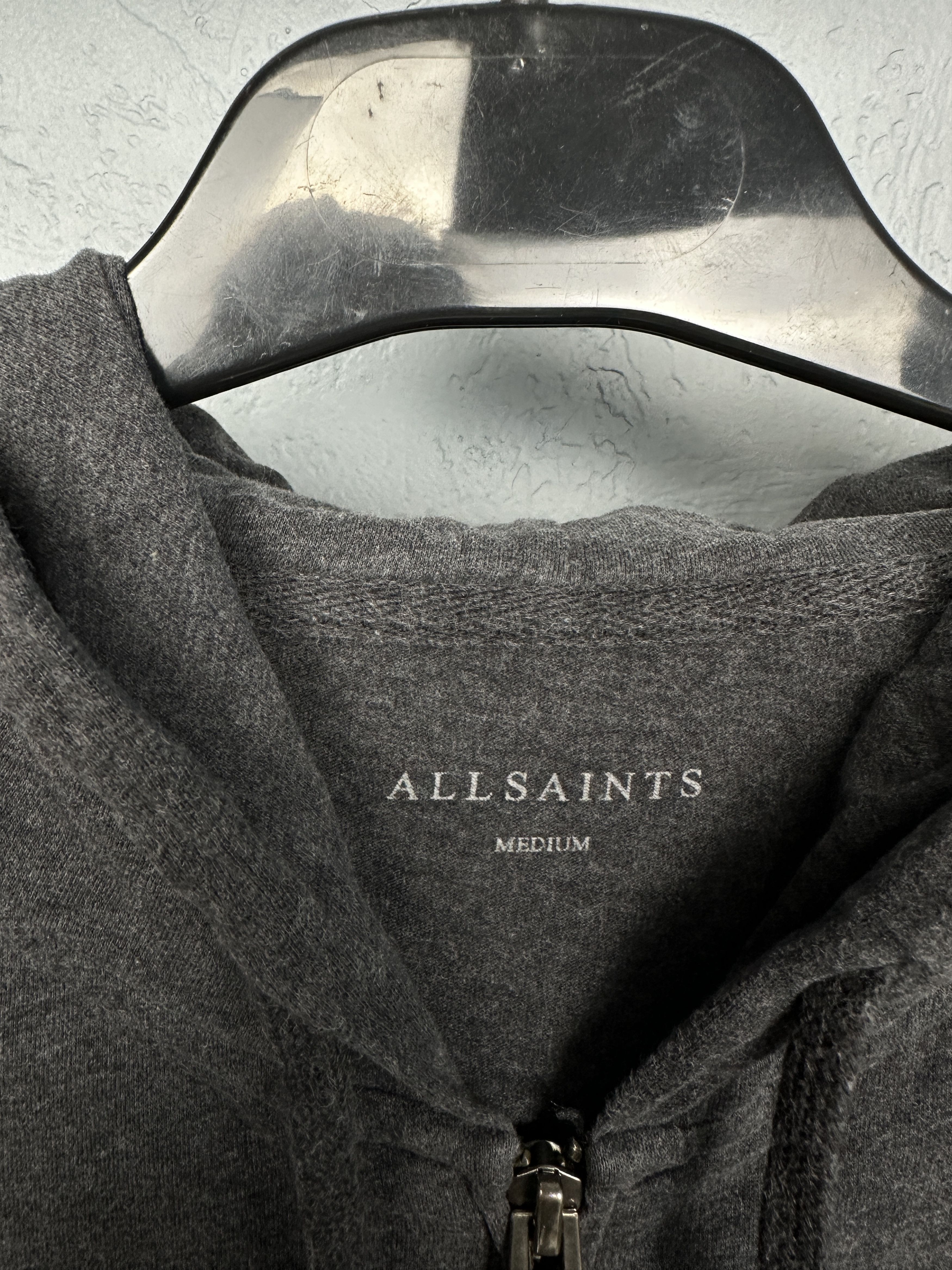 Allsaints Allsaints Vintage Mens Brace Zip Hoodie Size US M / EU 48-50 / 2 - 4 Thumbnail