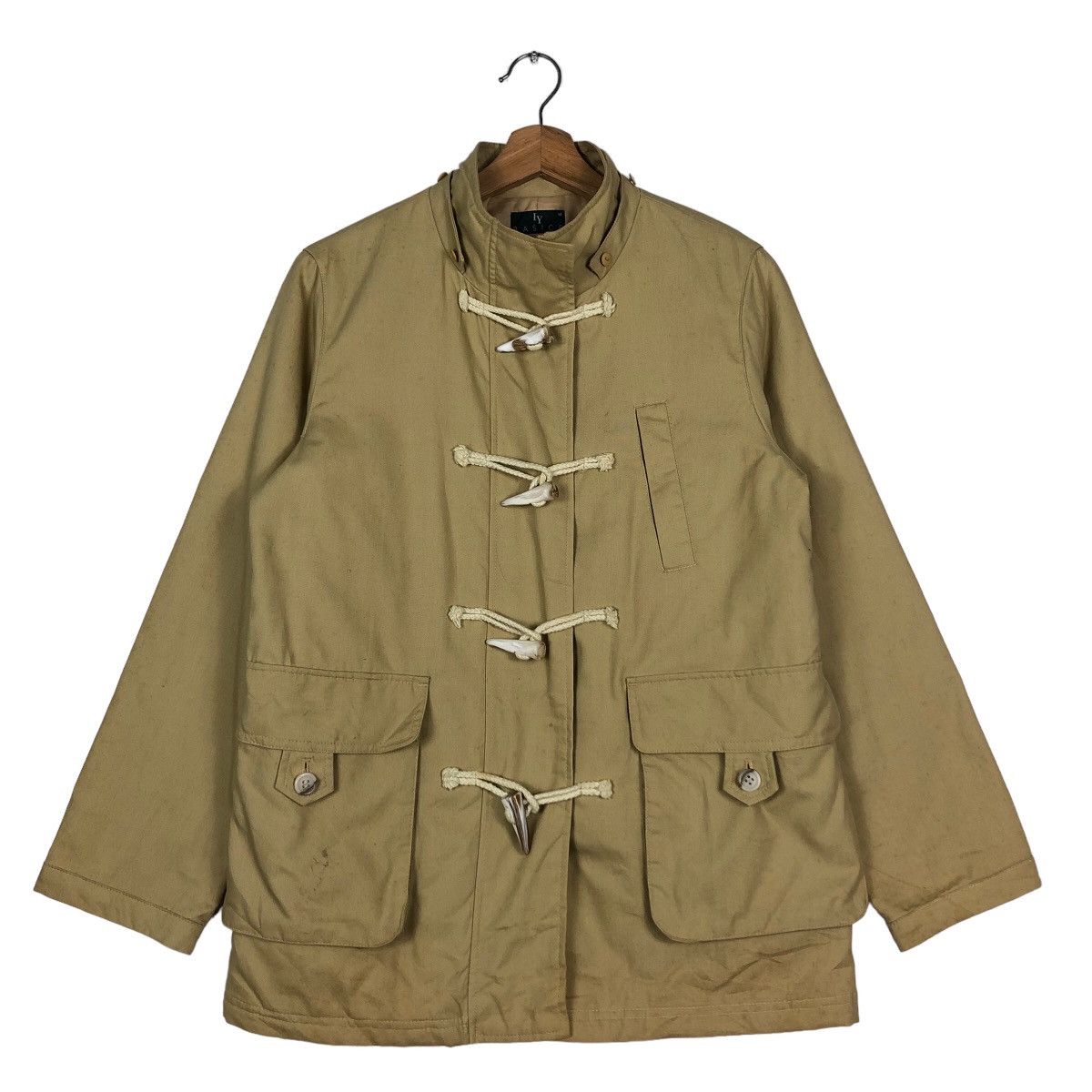 Issey Miyake 🔥Vintage Heavy Jacket Wood Button IV Basics Issey Miyake Size US M / EU 48-50 / 2 - 1 Thumbnail