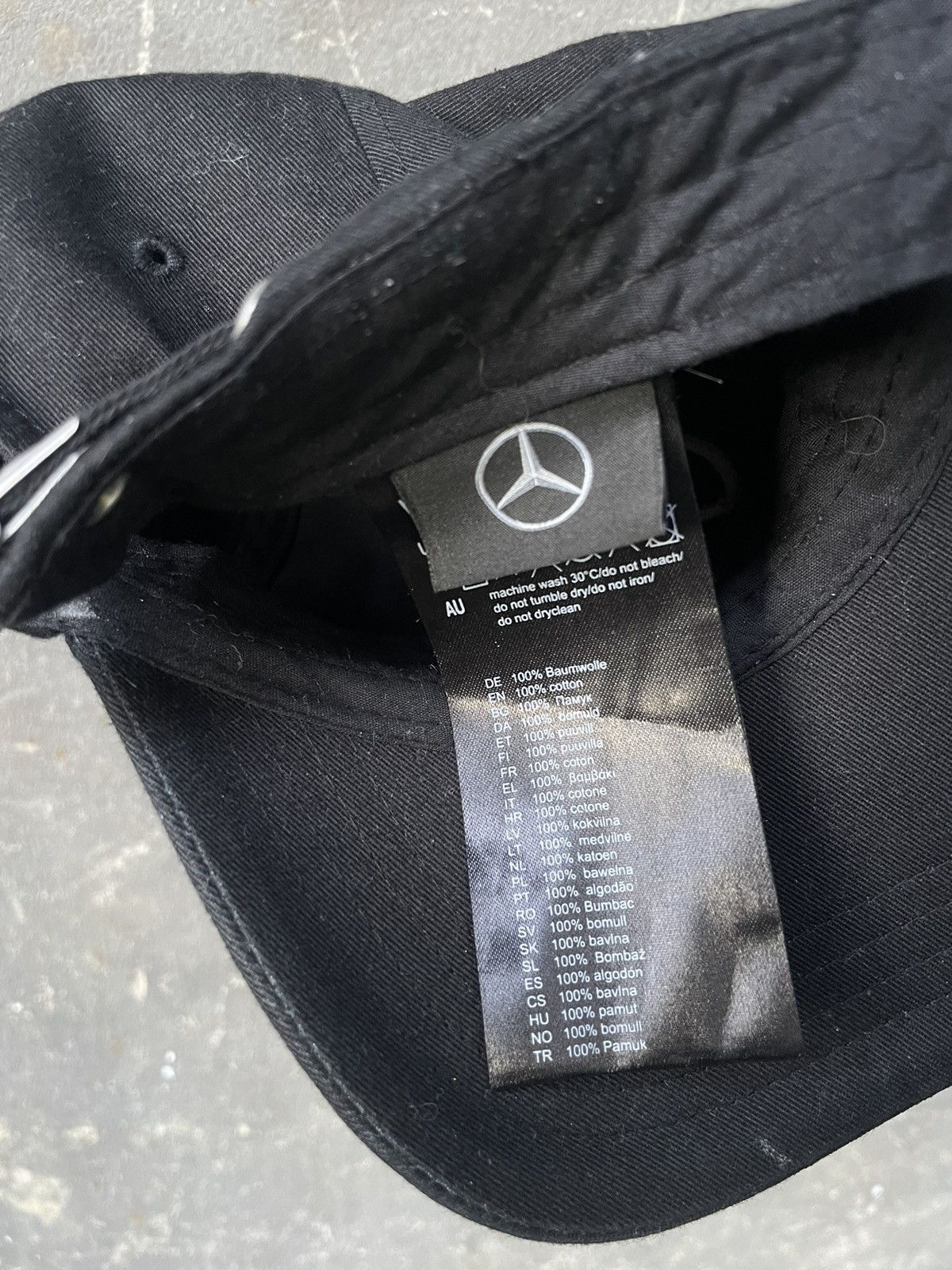 Mercedes-Benz × Vintage Vintage Mercedes-Benz Robert Huber Ag Cap 90’s Racing RARE Size ONE SIZE - 9 Thumbnail