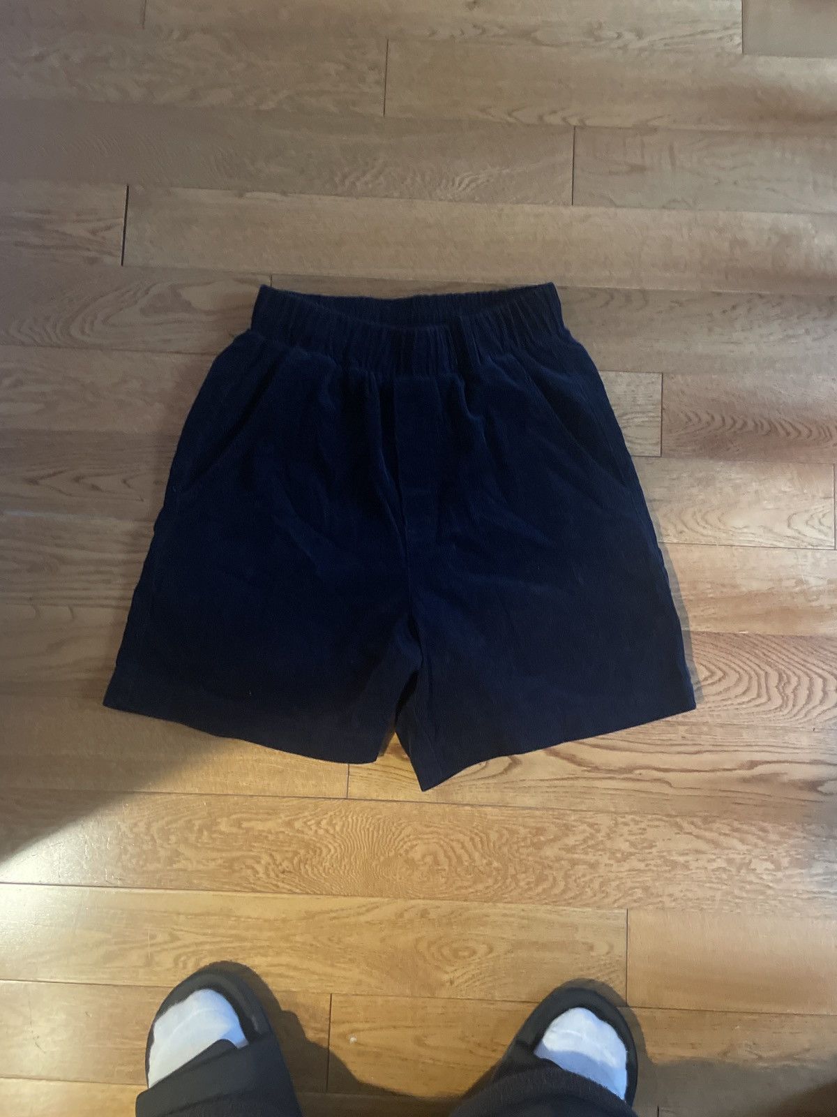 Vintage Except studios navy corduroy shorts Size US 31 - 3 Thumbnail