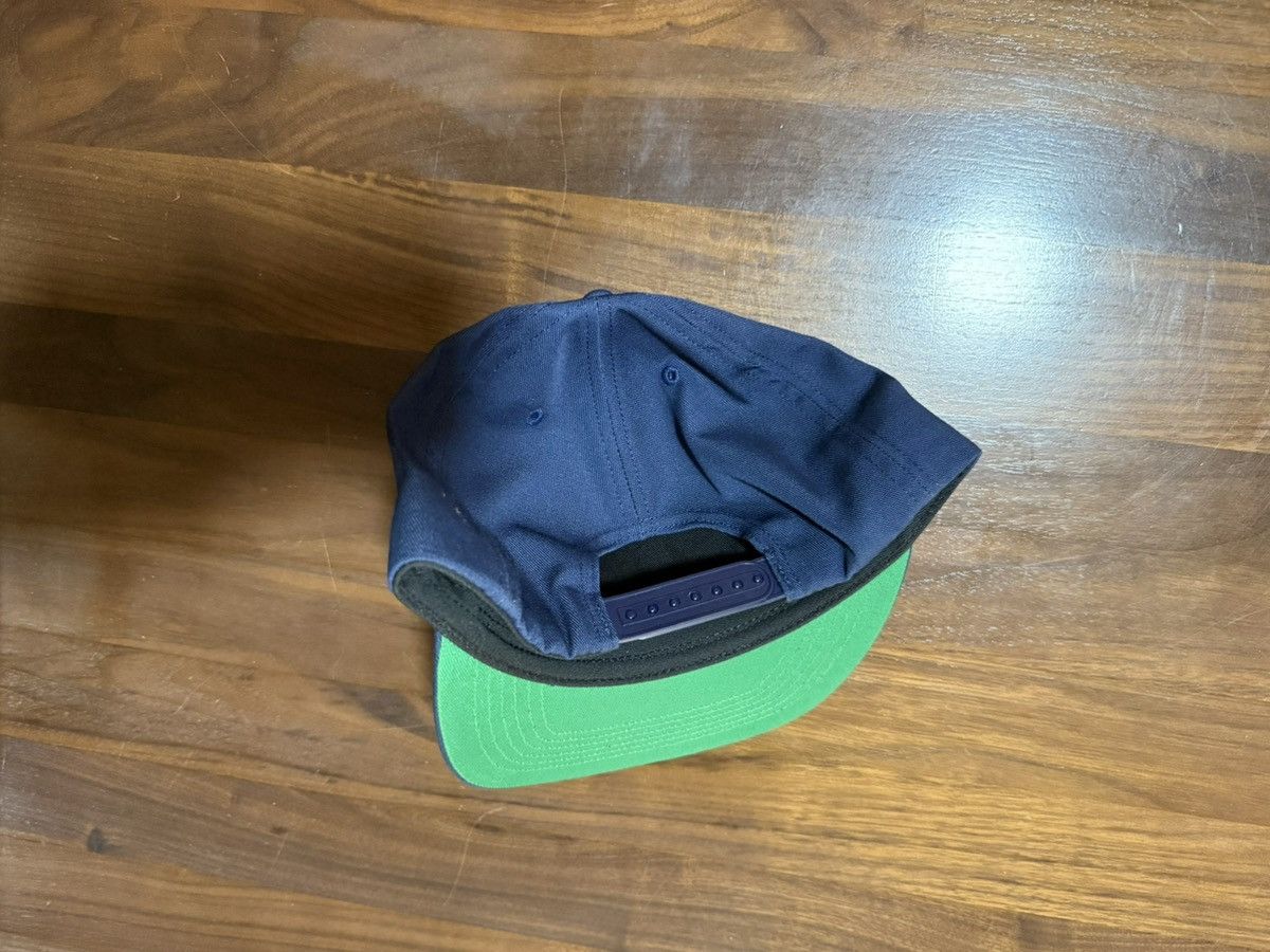 Rhude RHUDE SKI STRUCTURE HAT NAVY BLUE Snapback Cap O/S Size ONE SIZE - 6 Thumbnail
