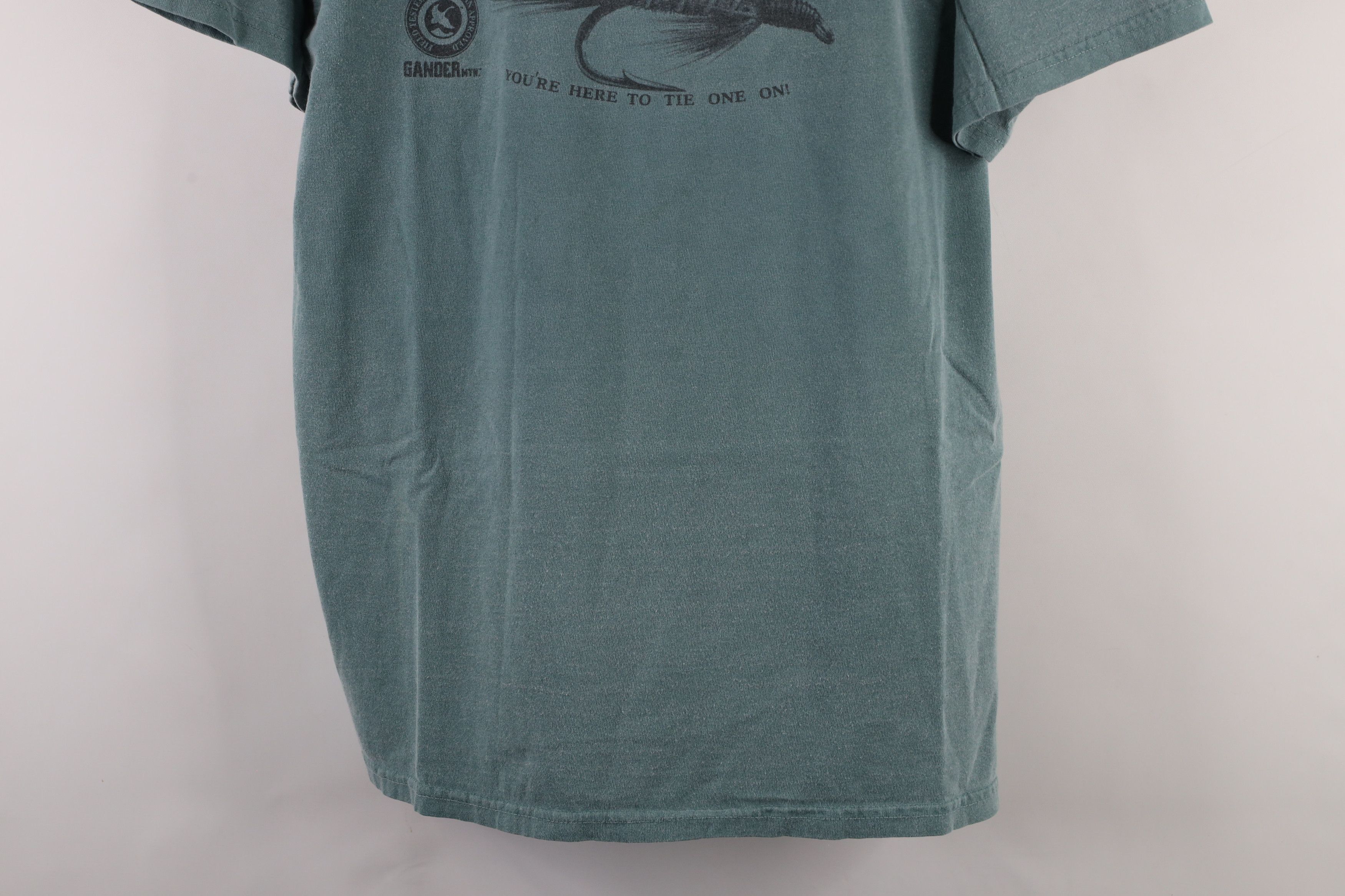Vintage Vintage 90s Gander Mountain Flyfishing School T-Shirt Size US L / EU 52-54 / 3 - 3 Thumbnail