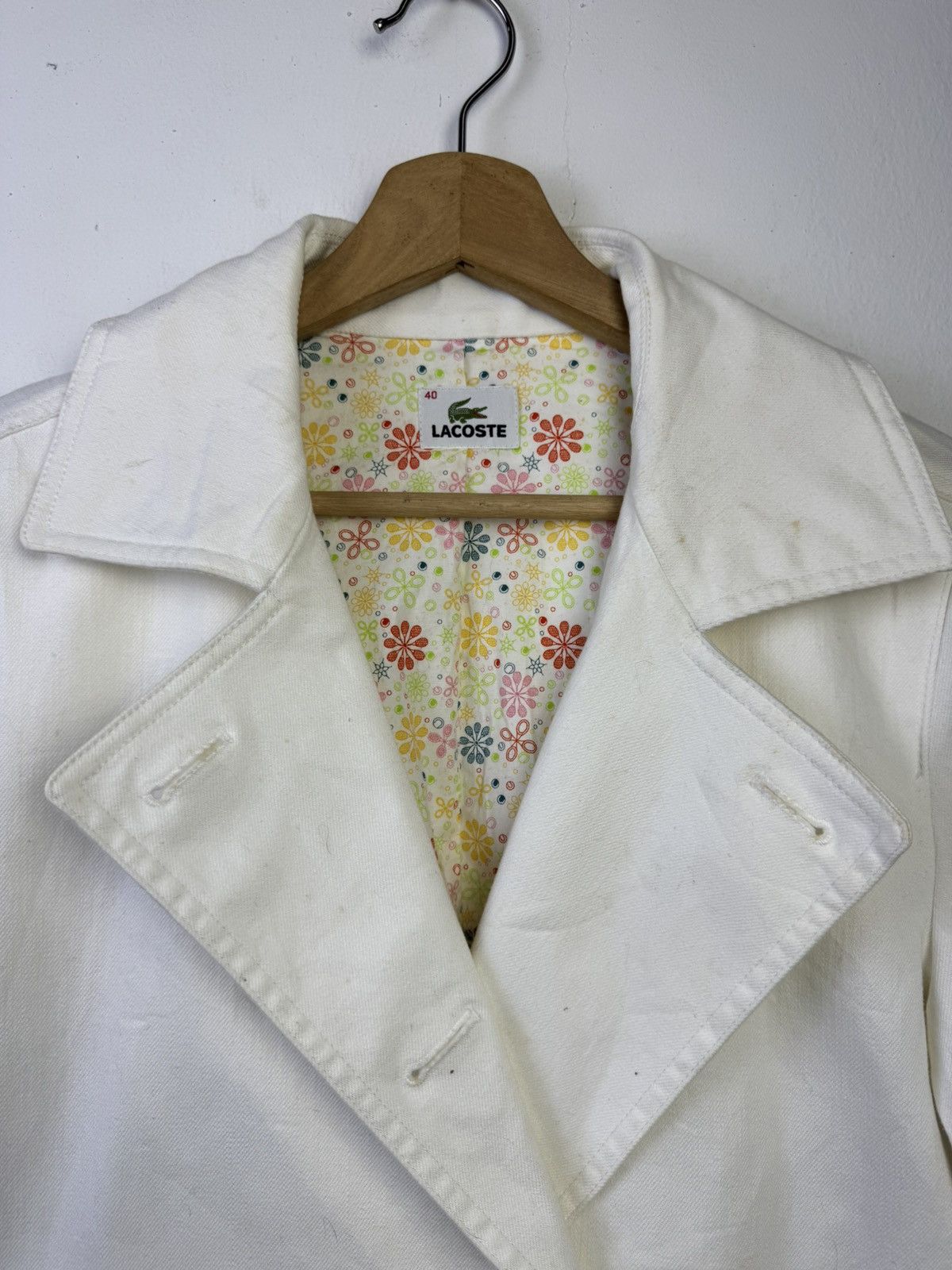 Lacoste Lacoste denim double-breasted jacket Size L / US 10 / IT 46 - 4 Thumbnail