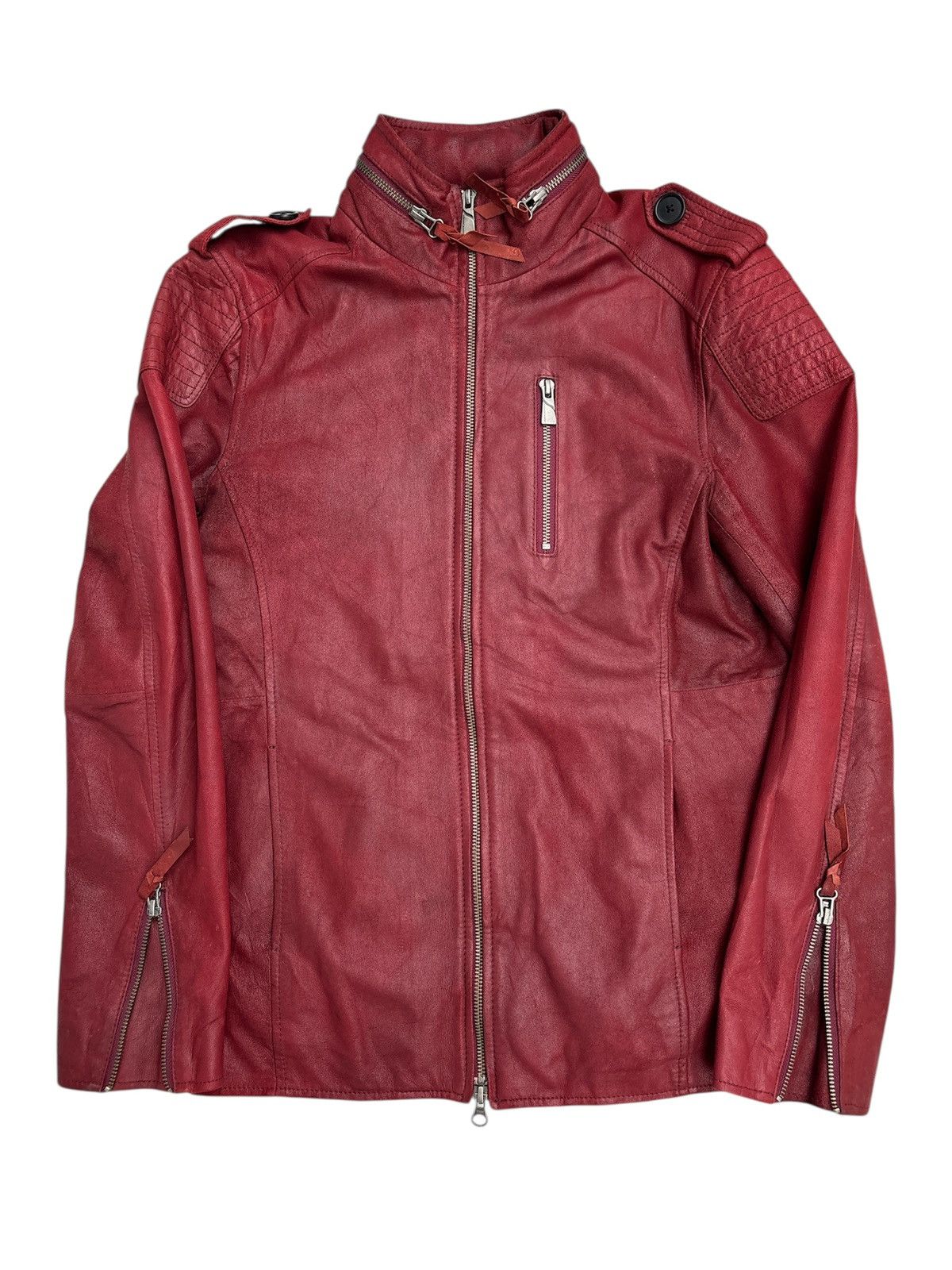 Katharine Hamnett Leather Jacket | Grailed