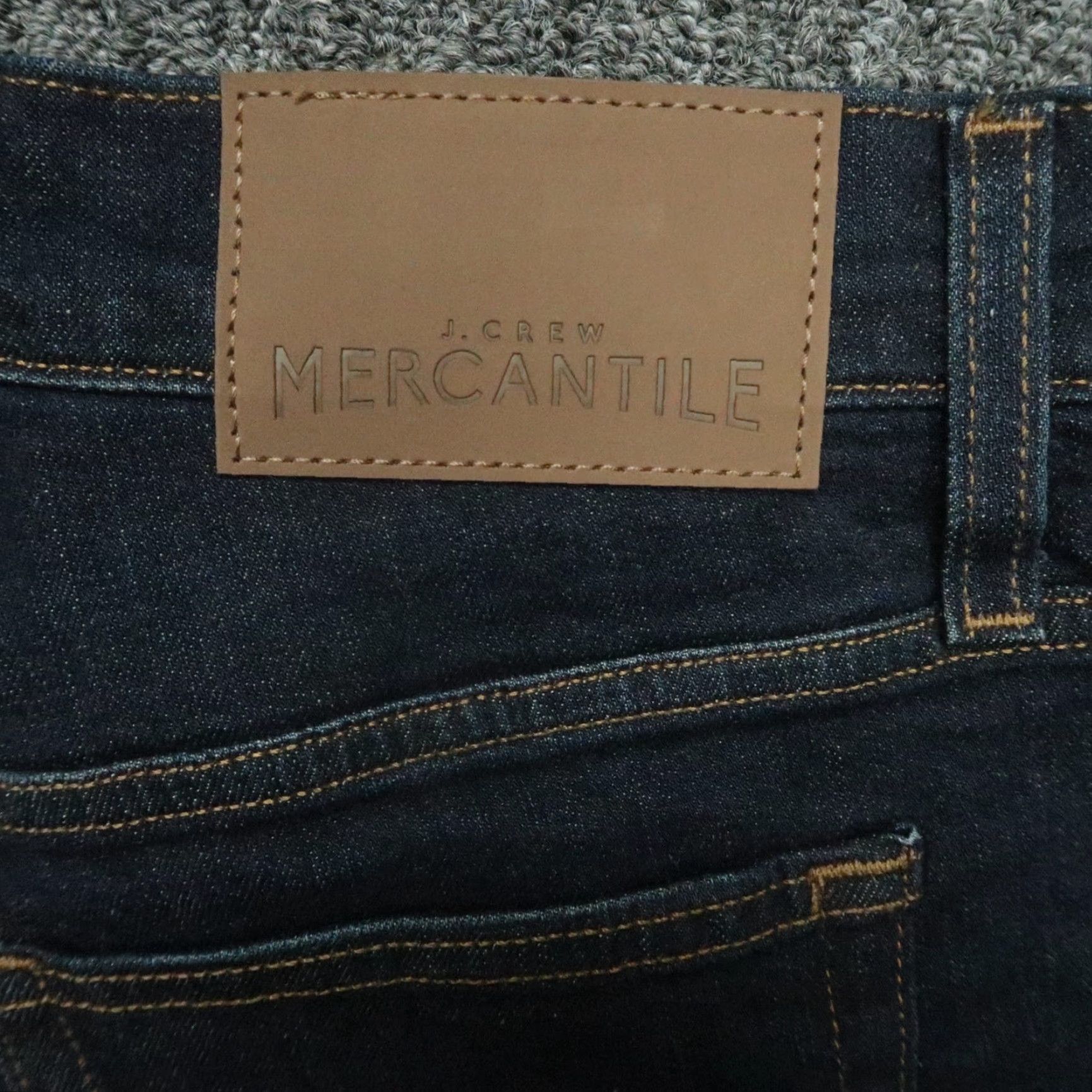J.Crew J Crew Pants Men 28x32 Blue Mercantile Flex Slim Fit Dark Wash NWT Size US 28 / EU 44 - 7 Thumbnail