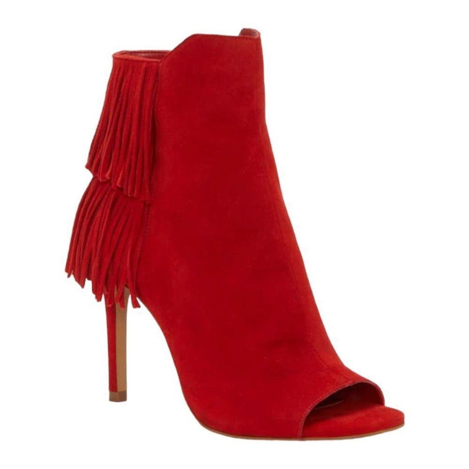 Vince Camuto Vince Camuto Amenala Red Fringe Bootie Size 8.5 NWT $179 MSP Size US 8.5 / IT 38.5 - 1 Thumbnail
