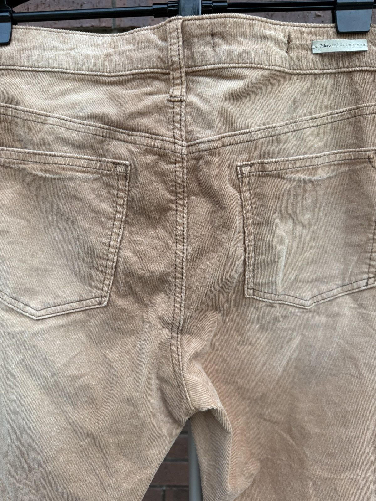 Anthropologie Pilcro Letterpress Anthropologie Script Corduroy Pants Tan Size 30" / US 8 / IT 44 - 7 Thumbnail