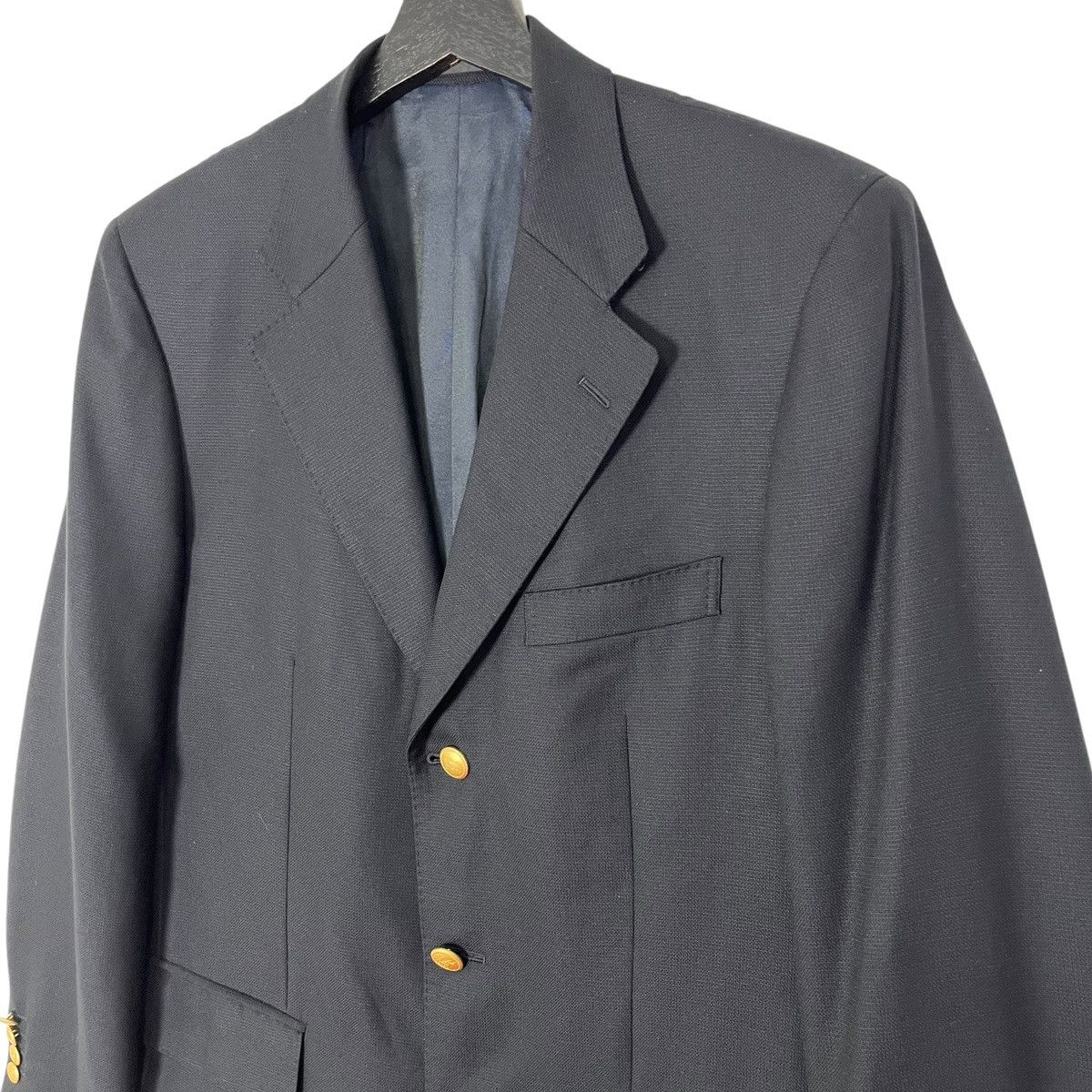 Burberry Burberry London Brass Button Blazer Jacket Size US M / EU 48-50 / 2 - 2 Thumbnail