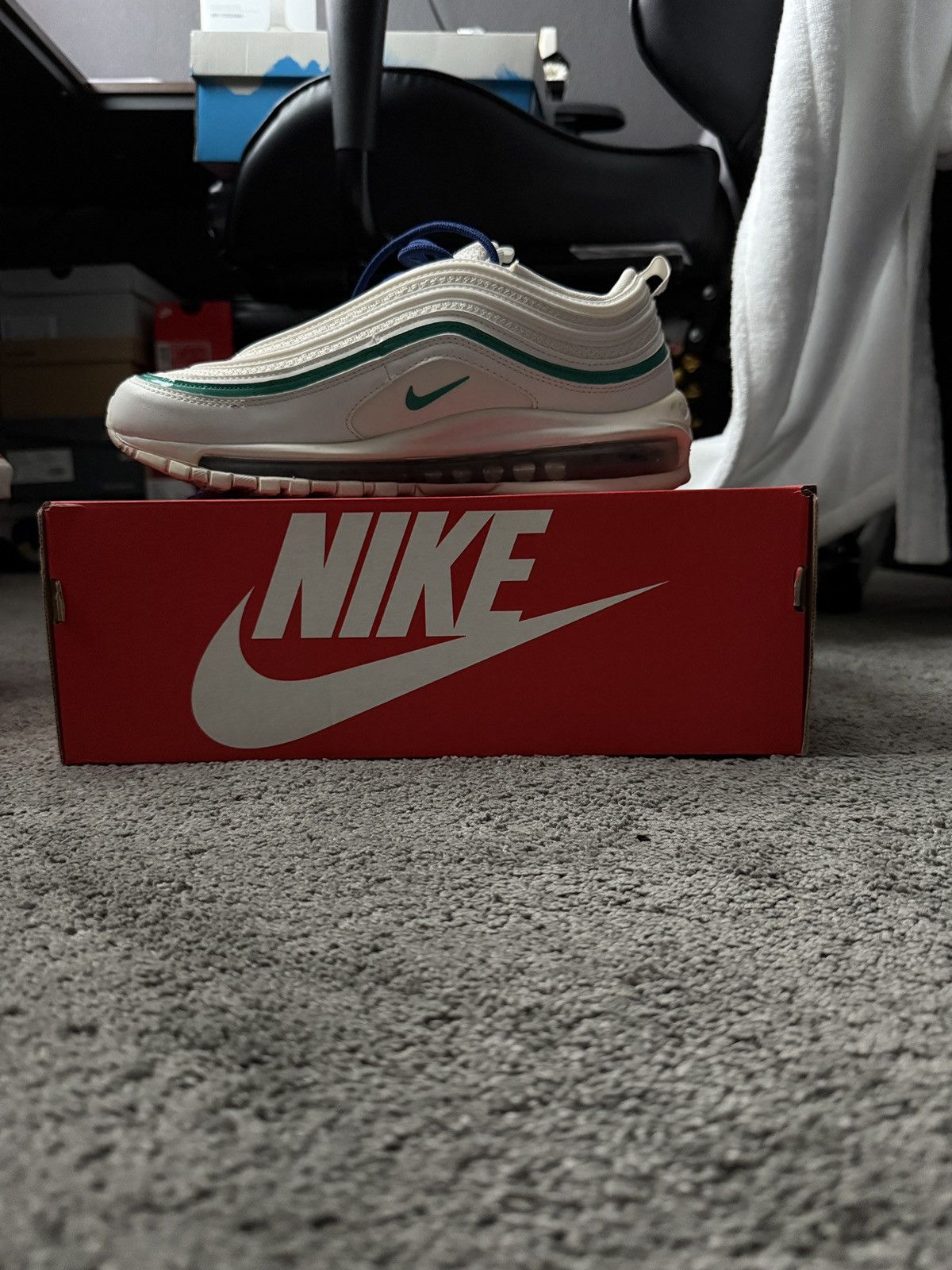 Nike Air max 97 Seahawks Size US 9.5 / IT 39.5 - 1 Thumbnail