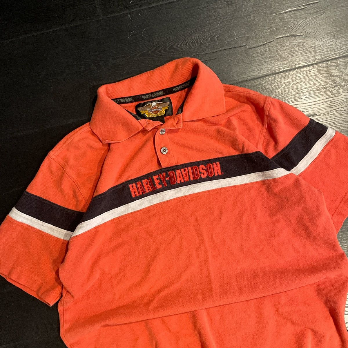 Harley Davidson Y2K Harley Davidson Polo Size US M / EU 48-50 / 2 - 1 Thumbnail