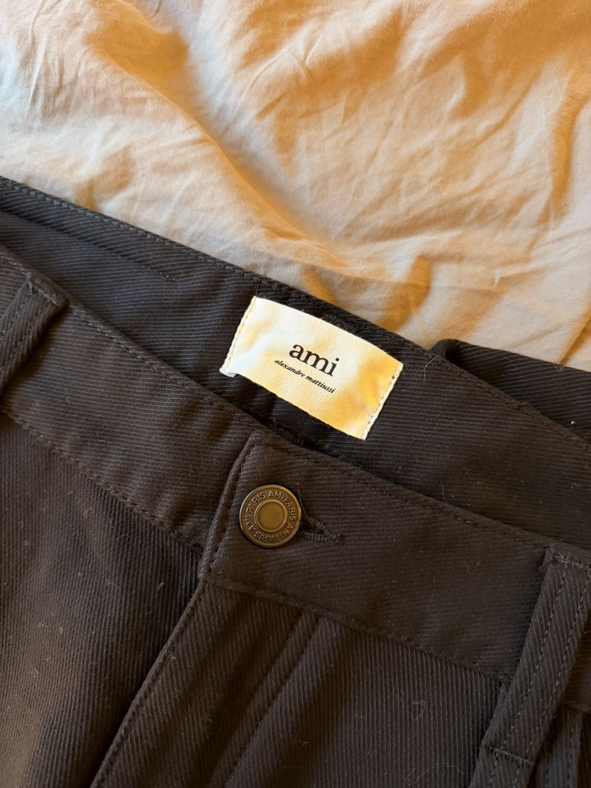 AMI AMI Paris Black Alex Jeans Size US 31 - 3 Thumbnail