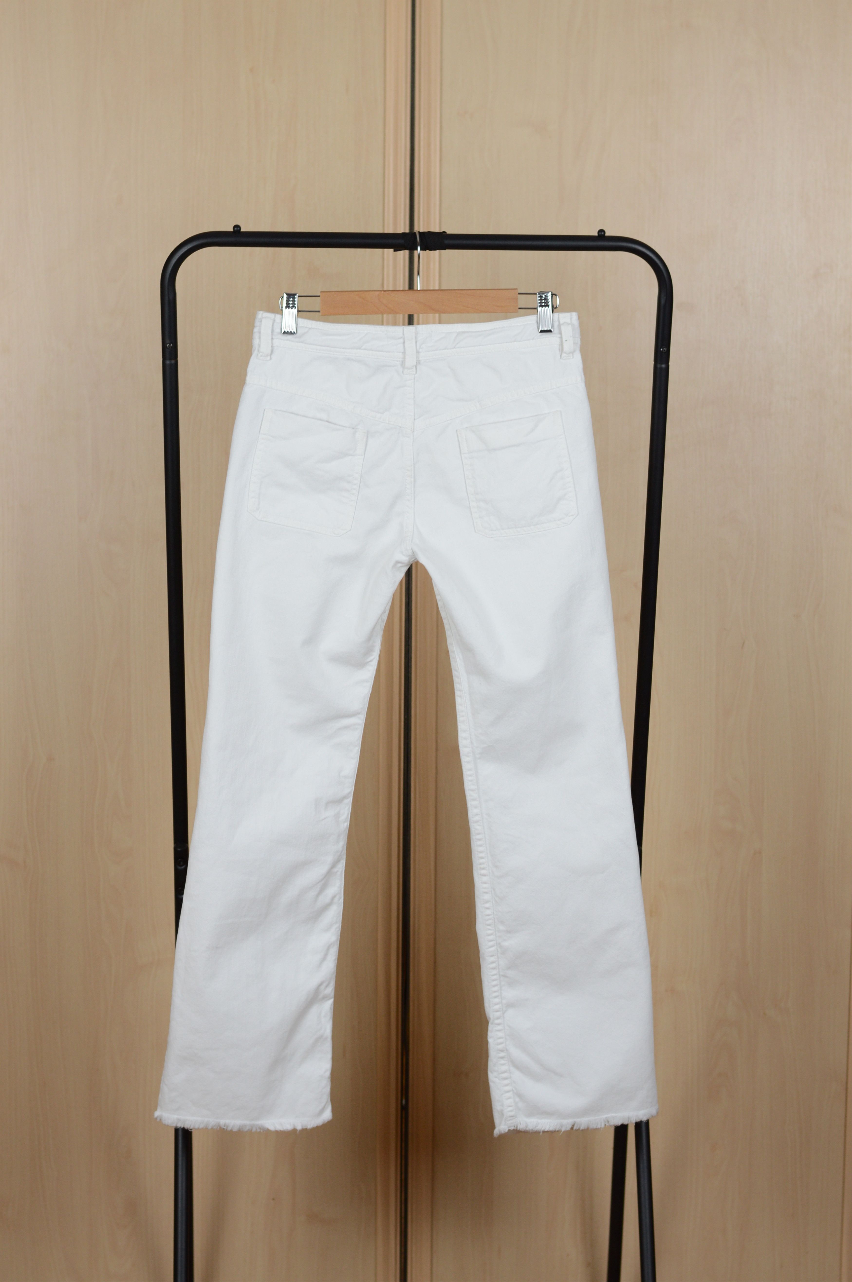 Isabel Marant Etoile Isabel Marant Etoile Pockets Flared White Jeans Pant Size 27" / US 4 / IT 40 - 6 Thumbnail