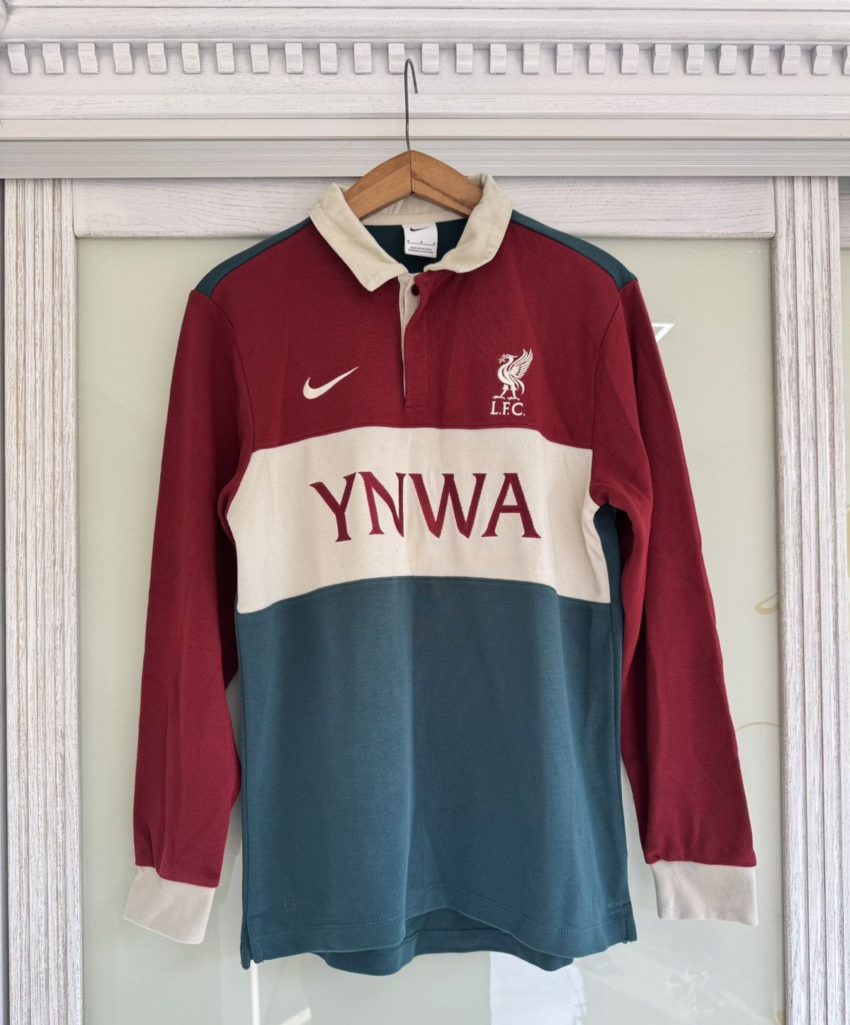 Liverpool 2021-2022 Soccer Longsleeve Polo Football Jersey