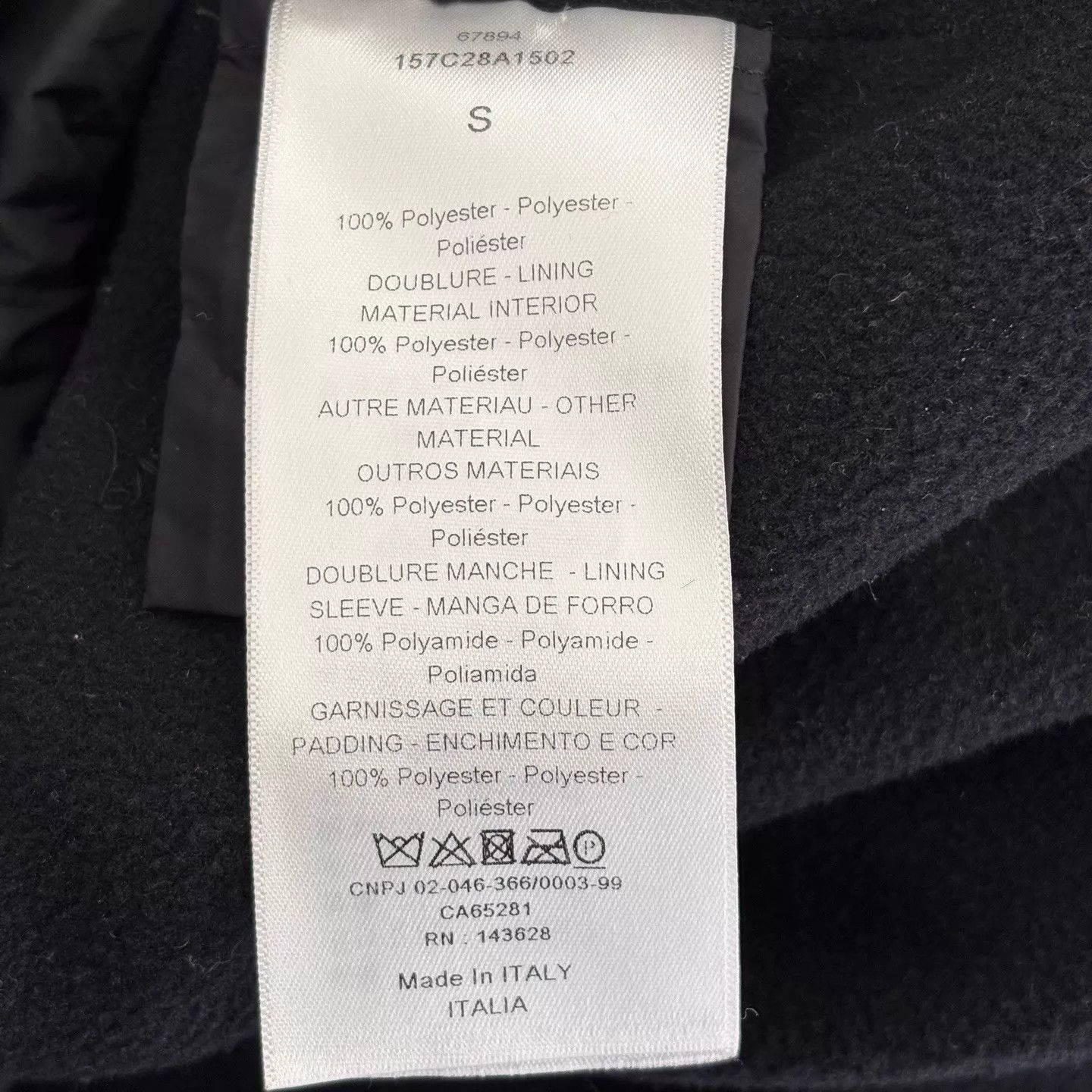 Dior Dior half-zip embroidered logo teddy jacket black S Size S / US 4 / IT 40 - 5 Thumbnail