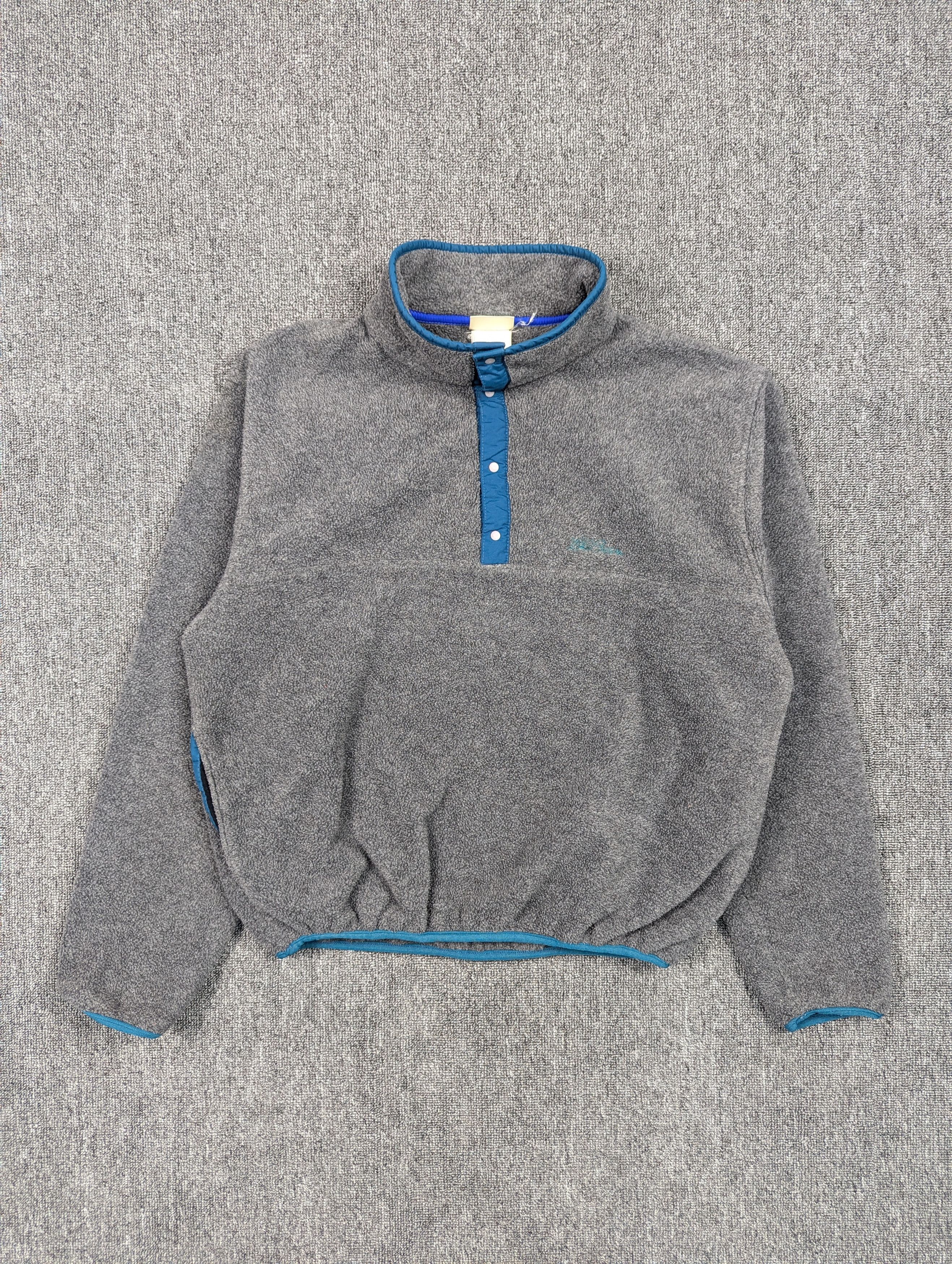 L.L. Bean × Vintage Vintage L.L Bean Fleece Snap Button Jacket Size US M / EU 48-50 / 2 - 1 Thumbnail