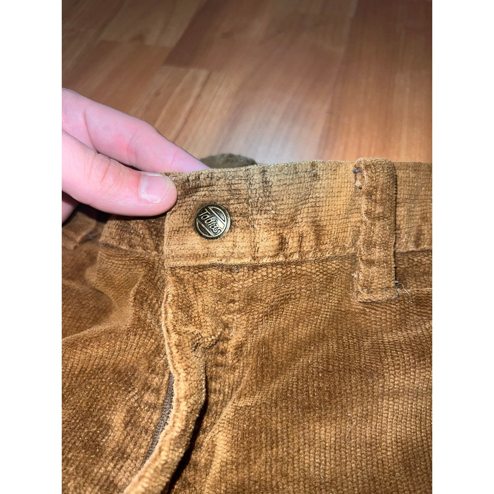 Vintage Womens Vintage Corduroy Pants Bottoms Trousers Baggy Tobias Size 32" / US 10 / IT 46 - 5 Thumbnail