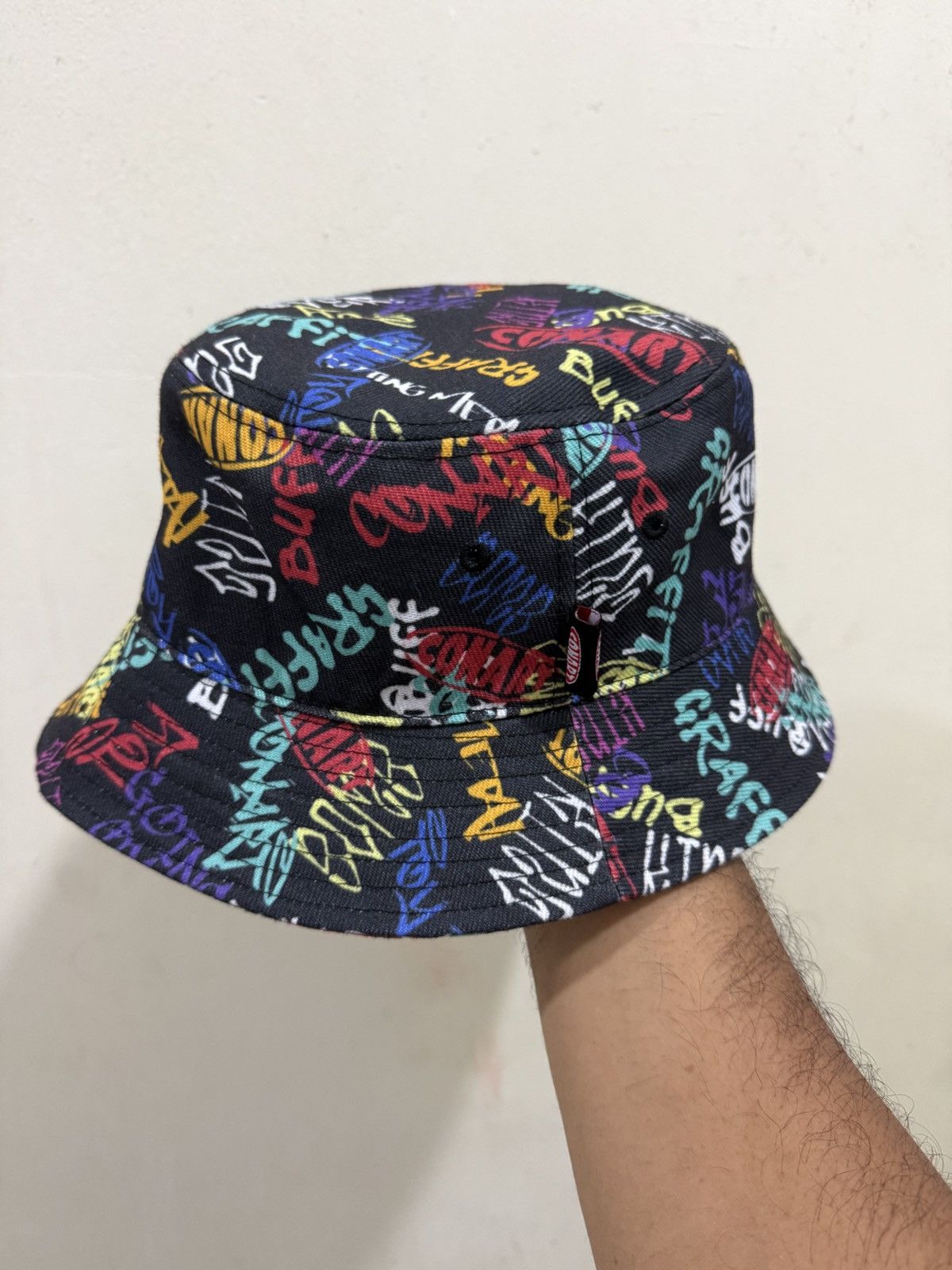 Vintage Conart Graffiti Monogram Bucket Hat Size ONE SIZE - 2 Thumbnail
