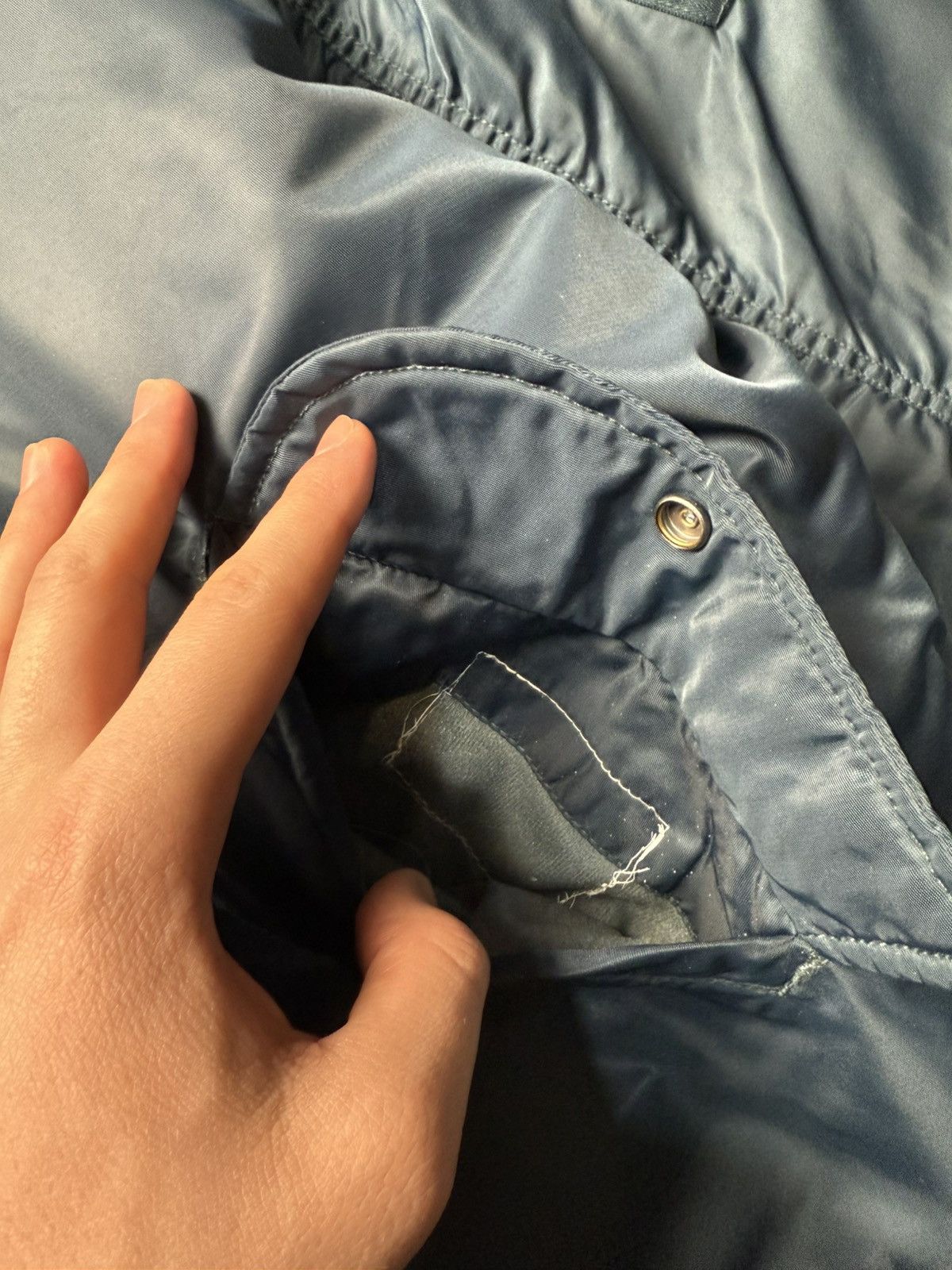 Alpha Industries Vintage Blue Reversible Bomber Jacket MA1 USA Y2K Size US XXL / EU 58 / 5 - 17 Thumbnail