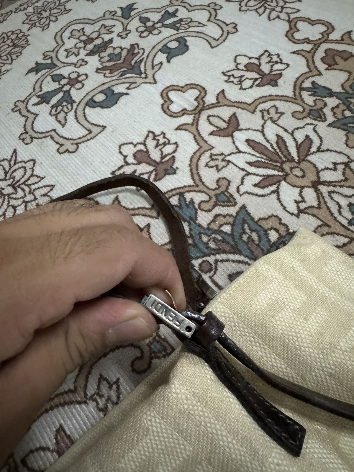 Fendi FENDI ZUCCA MONOGRAM CANVAS TOTE BAG Size ONE SIZE - 7 Thumbnail
