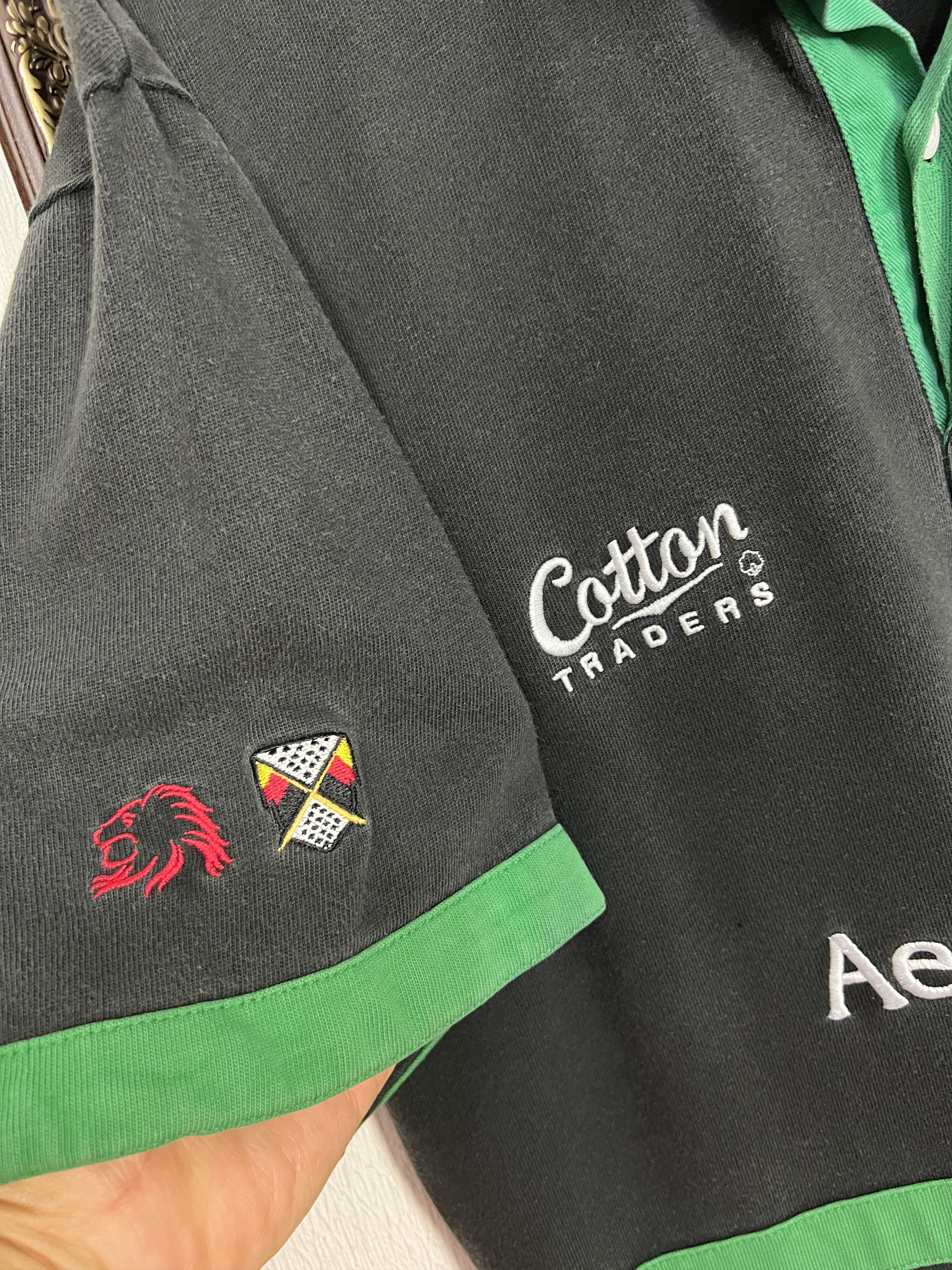 Cotton Traders Vintage 90's London Irish Rugby Union Jersey Trikot Size US M / EU 48-50 / 2 - 5 Thumbnail