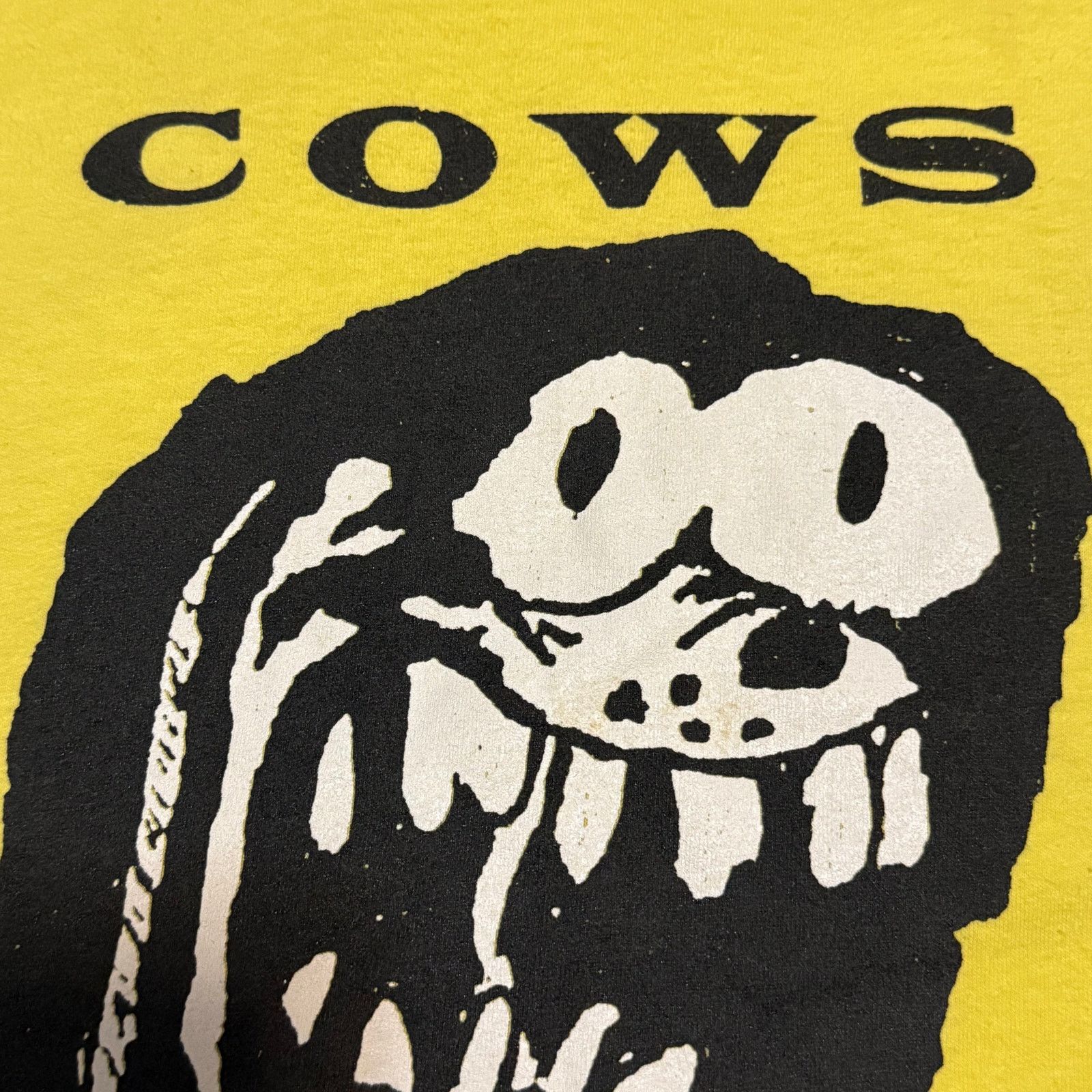 Band Tees × Hanes × Vintage Vintage 1989 Cows Daddy Has A Tail Shirt XL Noise Rock Size US XL / EU 56 / 4 - 4 Thumbnail