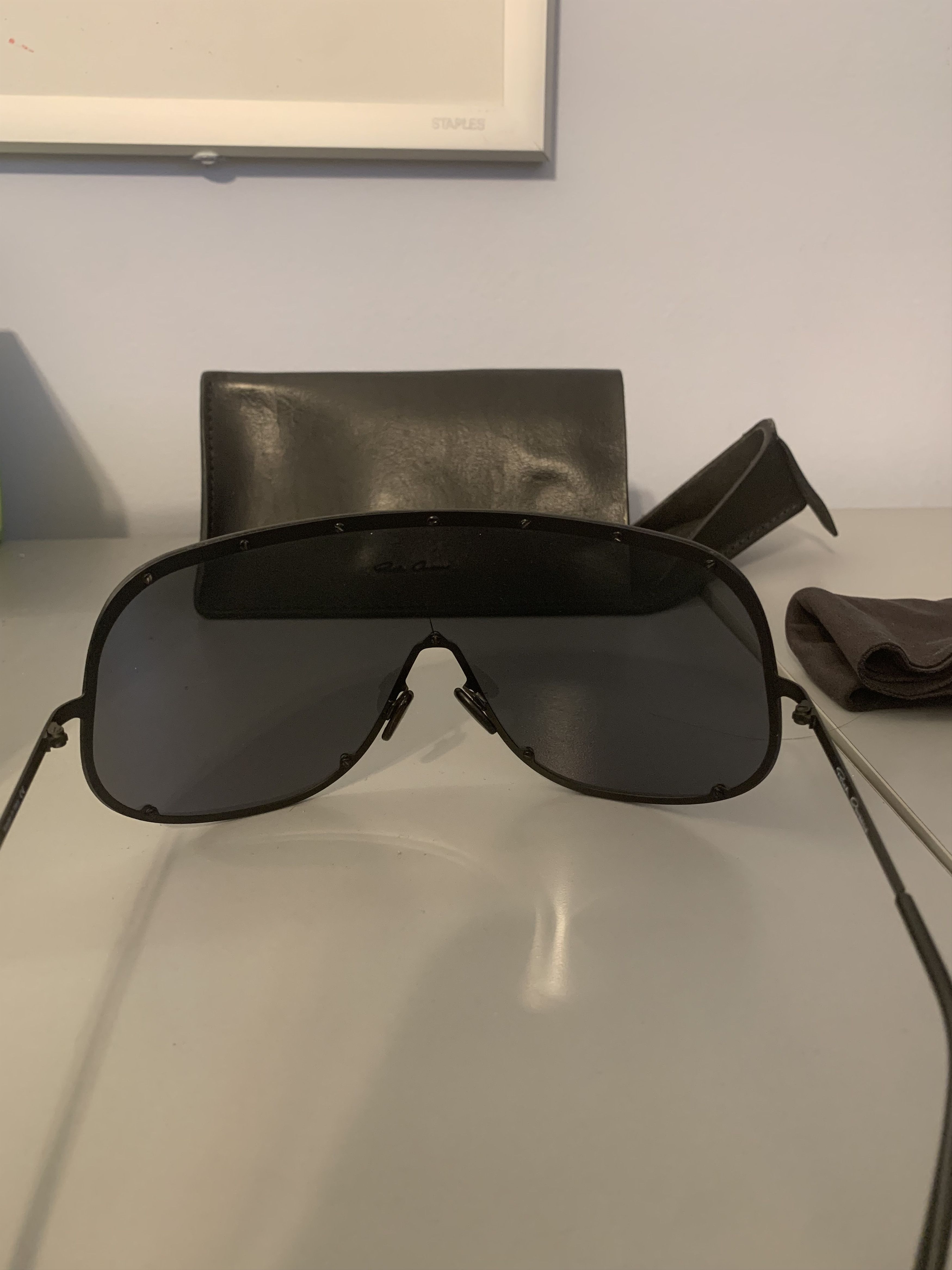 Rick Owens Rick Owens SS12 Naska Shield Sunglasses Size ONE SIZE - 3 Thumbnail
