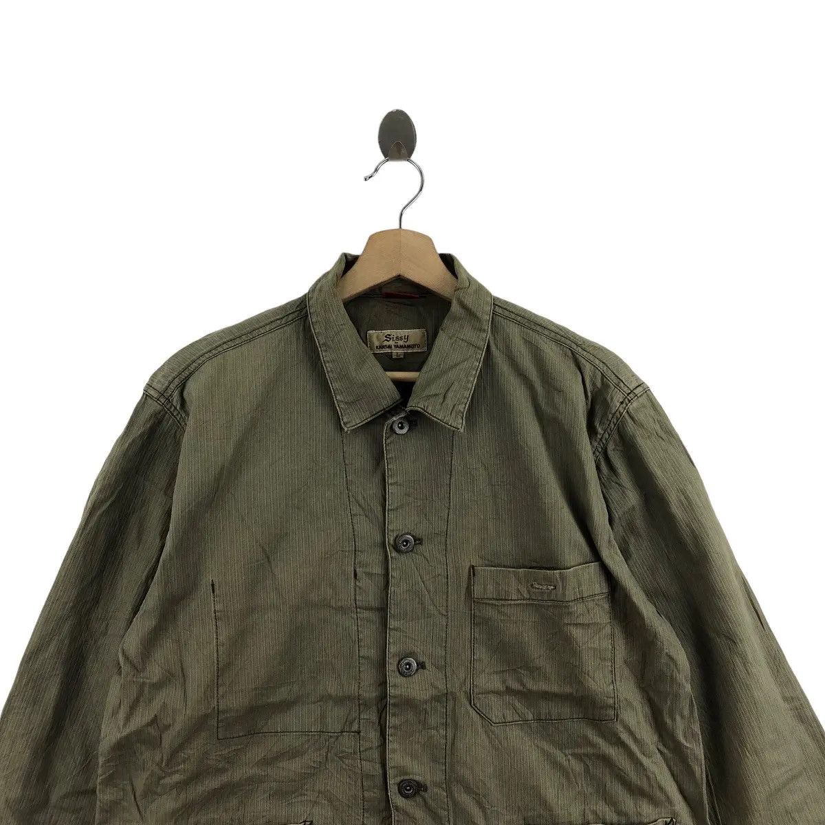 Kansai Yamamoto Vtg KANSAI YAMAMOTO SISSY Collection Military Parka Chore Size US L / EU 52-54 / 3 - 2 Thumbnail